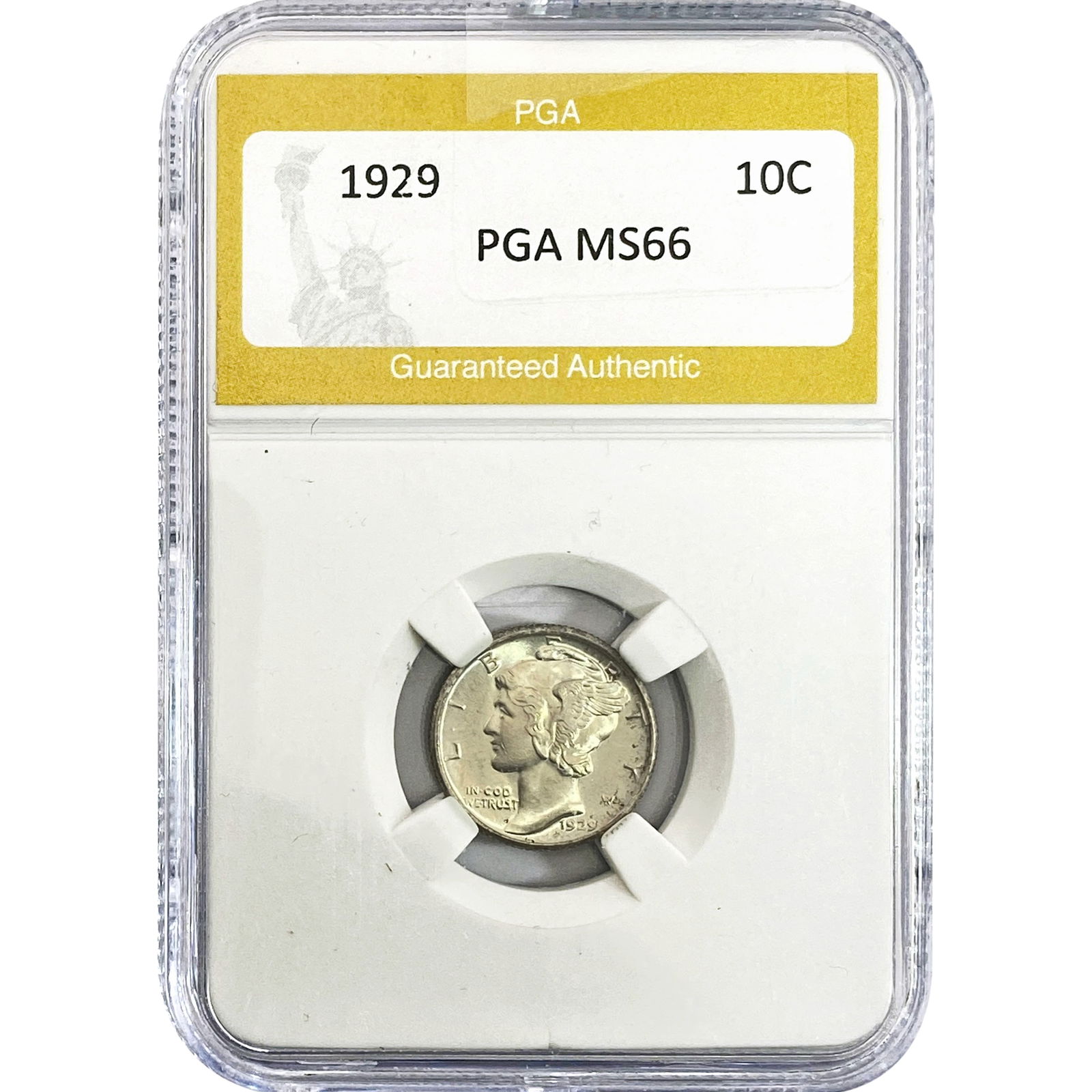 1929 Mercury Silver Dime PGA MS66 (1 of 2)