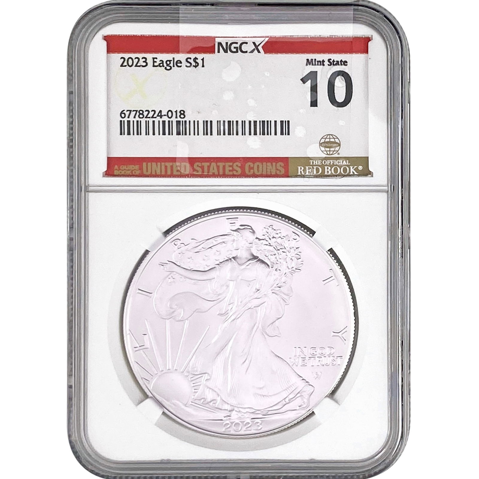 2023 Silver Eagle NGC MS10: 2023 Silver Eagle NGC MS10