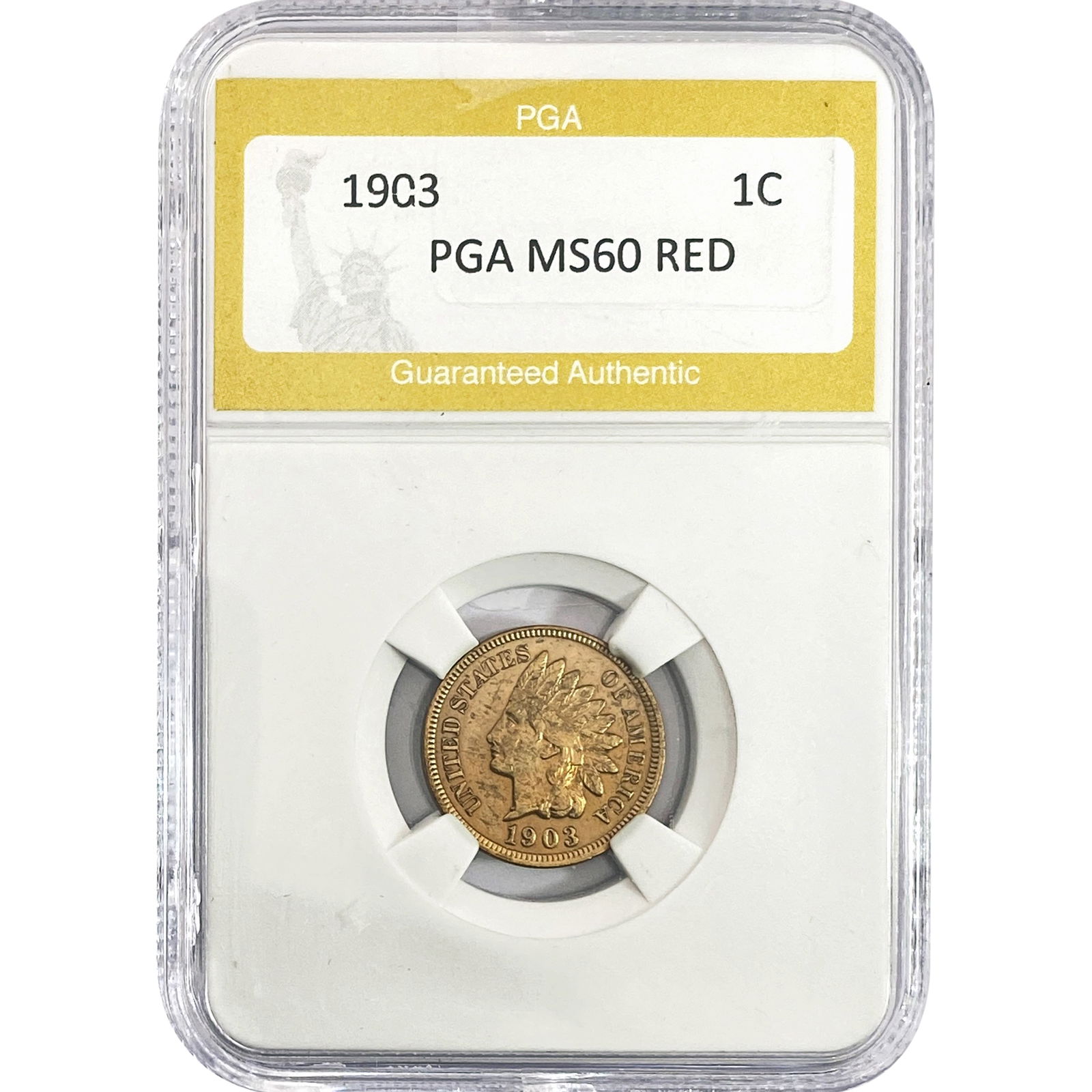1903 Indian Head Cent PGA MS60 RED (1 of 2)