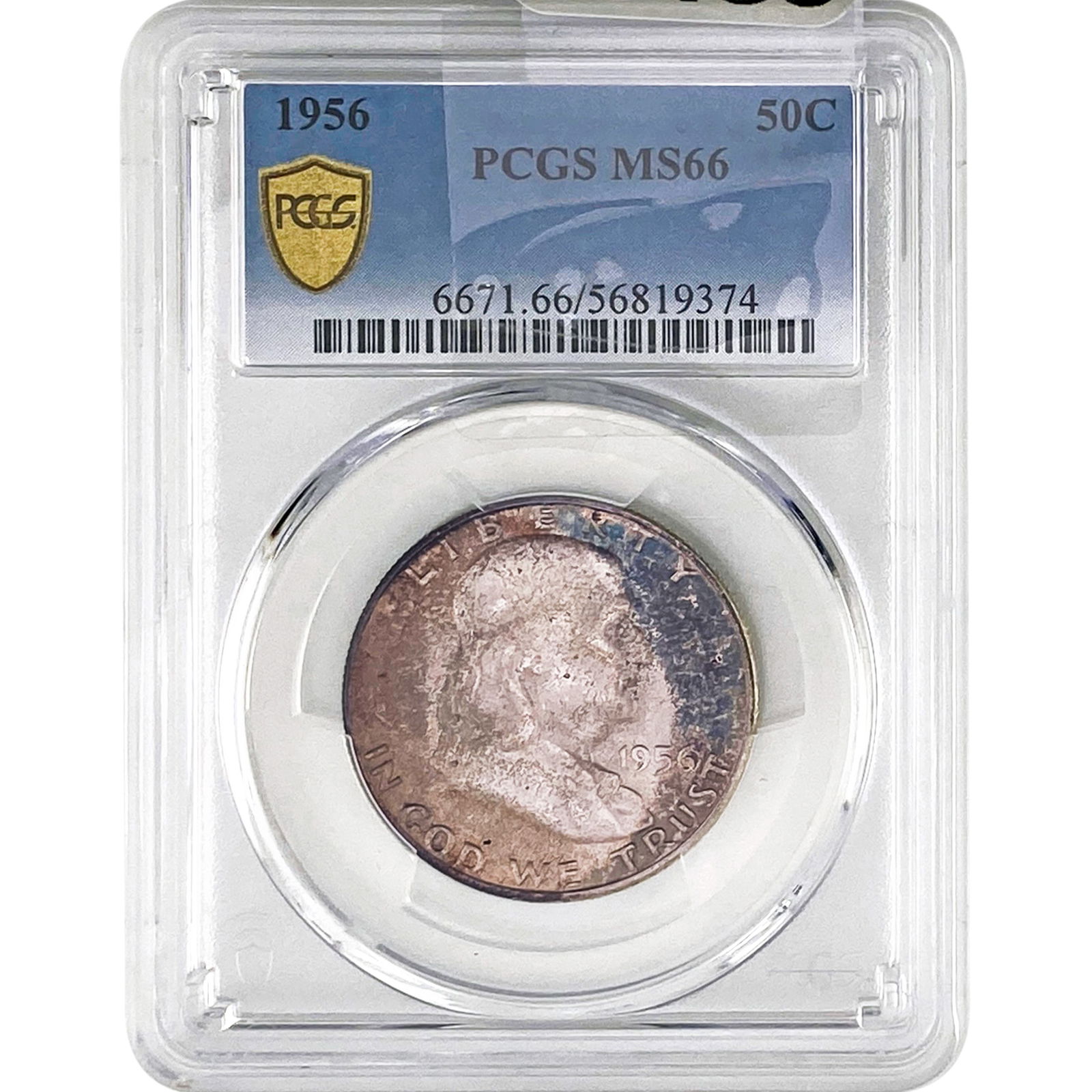 1956 Franklin Half Dollar PCGS MS66 (1 of 2)