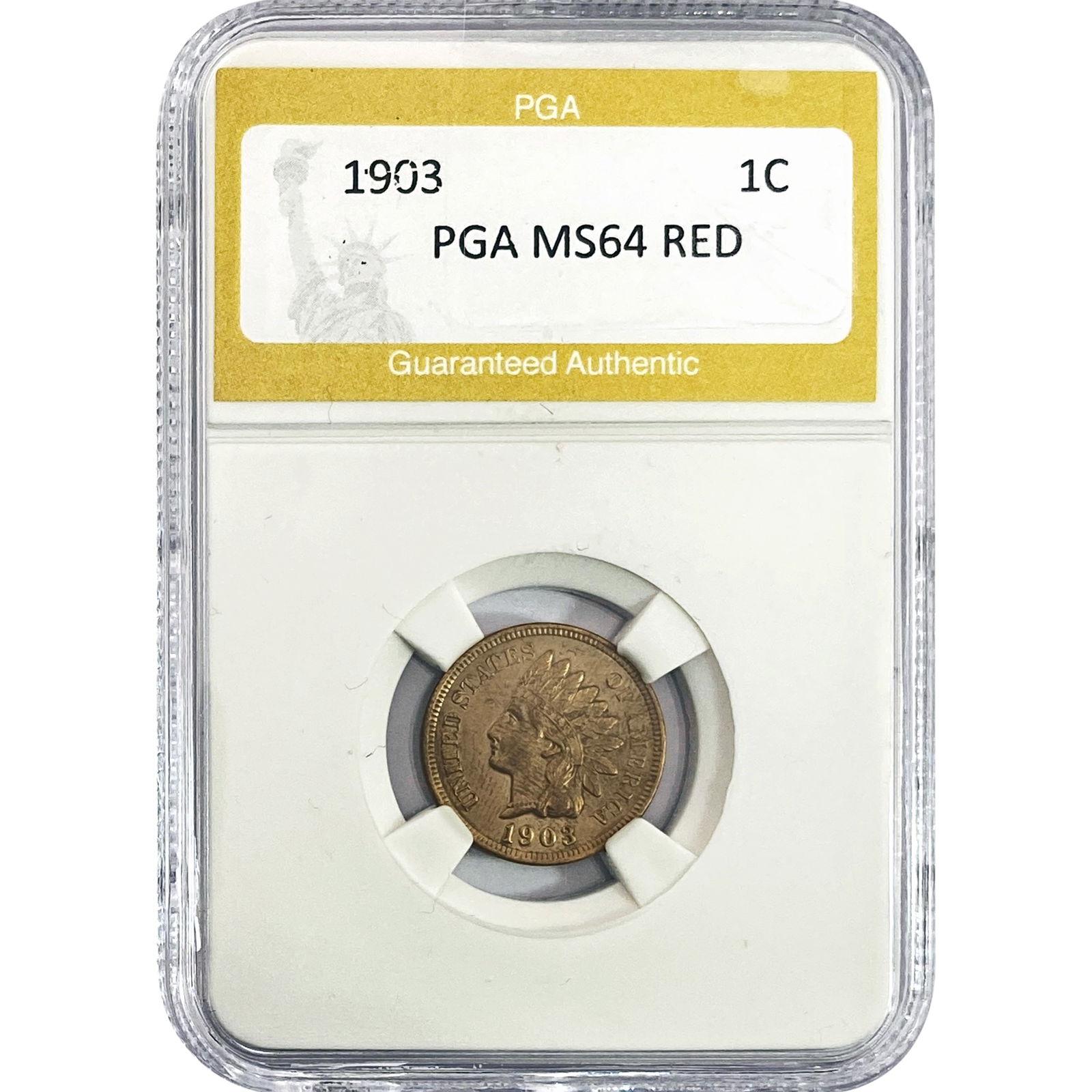 1903 Indian Head Cent PGA MS64 RED (1 of 2)