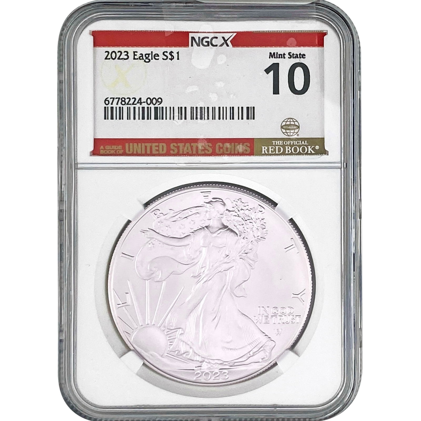 2023 Silver Eagle NGC MS10: 2023 Silver Eagle NGC MS10