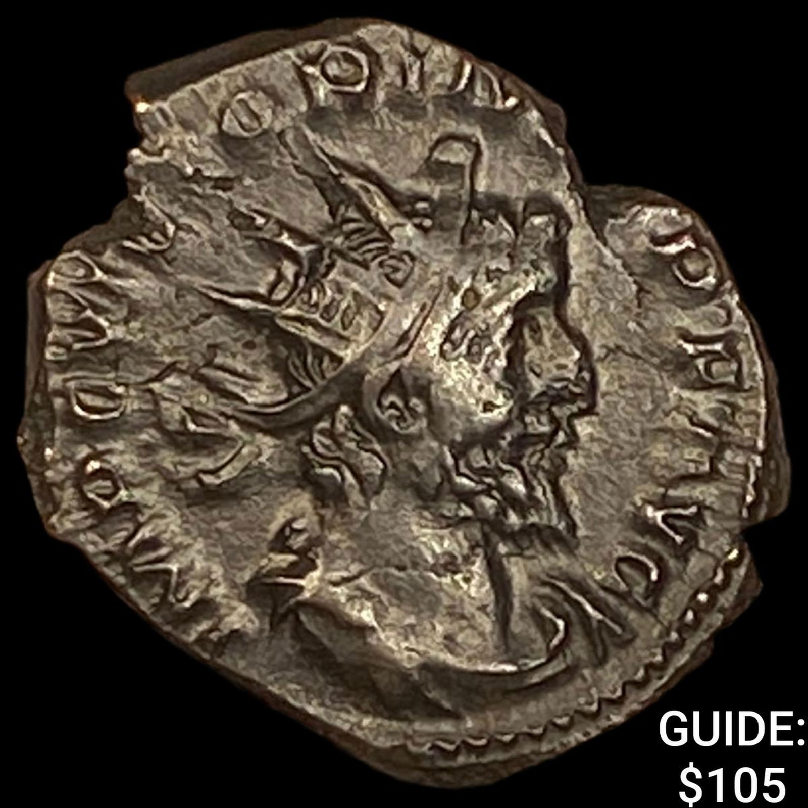 Romano-Gallic Victorinus 269-271 BI Dbl Denarius CHOICE AU: Romano-Gallic Victorinus 269-271 BI Dbl Denarius CHOICE AU