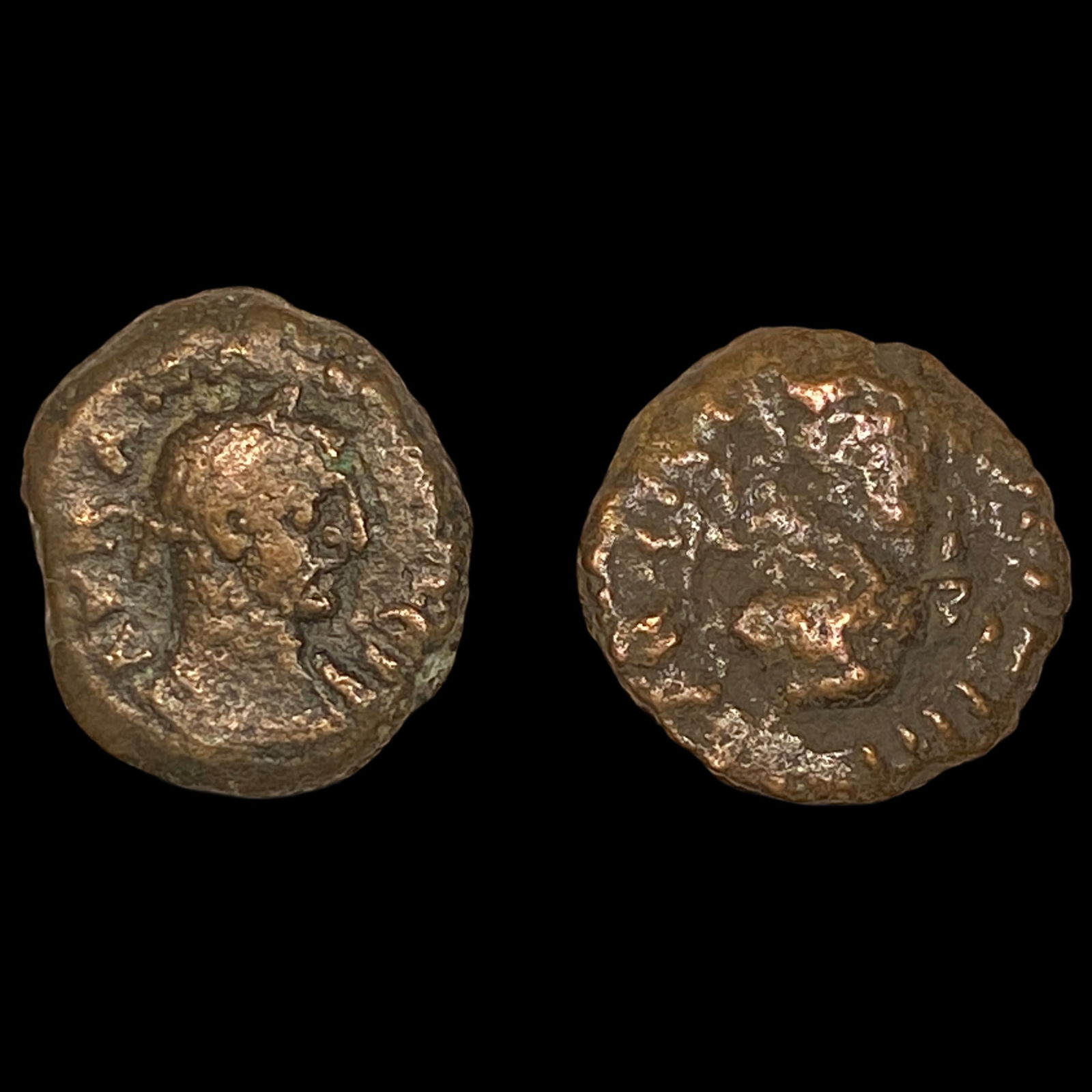 [2 Coins]Roman Egypt 235-284 AD BI Tetradrachm NEARLY UNCIRCULATED (1 of 2)