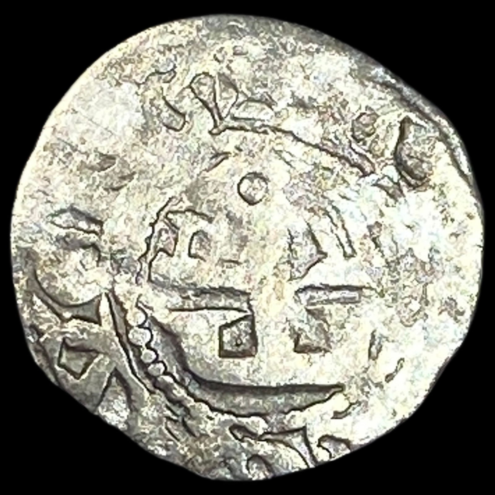 1100s Crusades France Anjou Silver Denier NEARLY UNCIRCULATED (1 of 2)