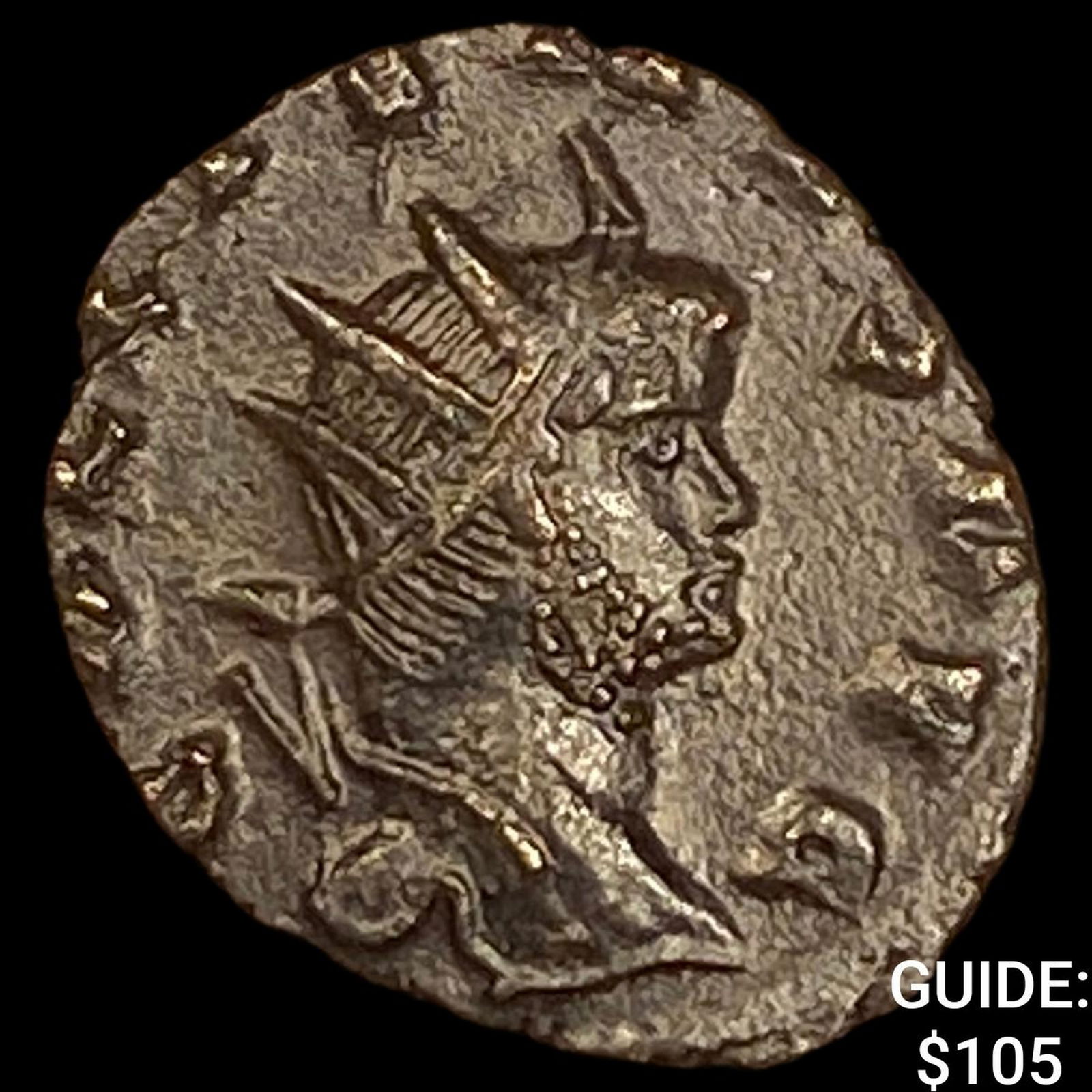 253-268 AD Roman Gallienus 253-268 AD BI Dbl Denarius CHOICE AU (1 of 2)