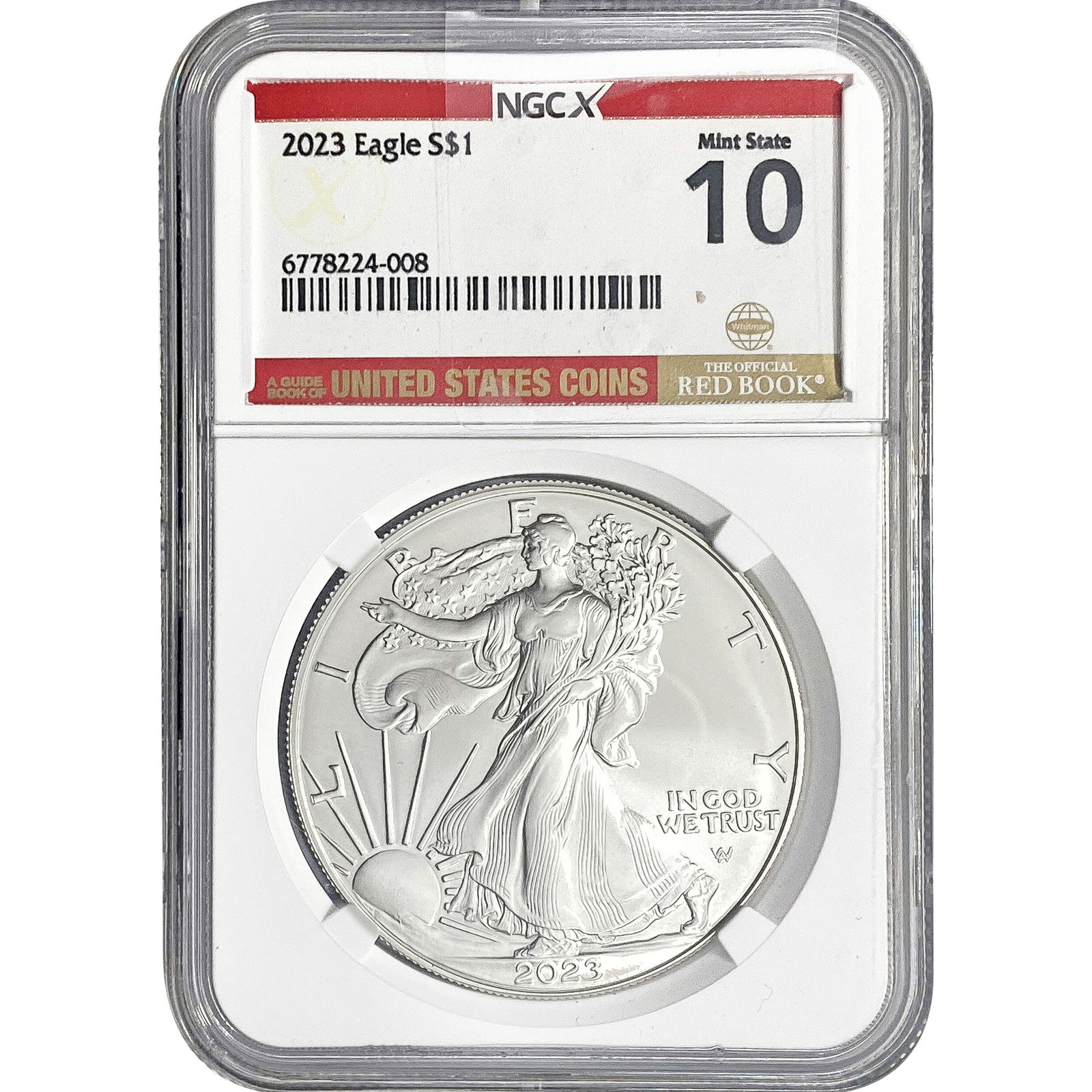 2023 Silver Eagle NGC MS10: 2023 Silver Eagle NGC MS10