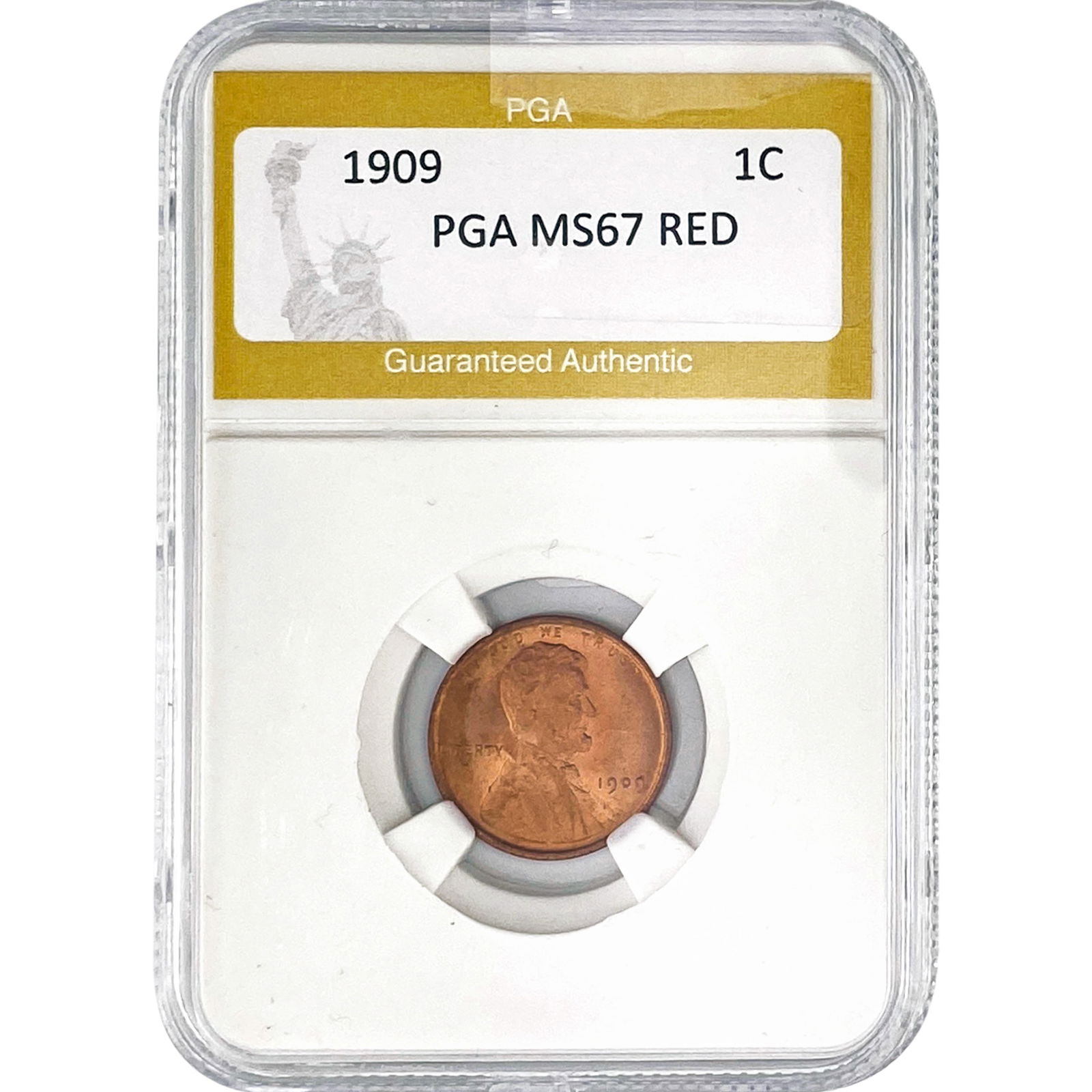 1909 Wheat Cent PGA MS67 RED (1 of 2)