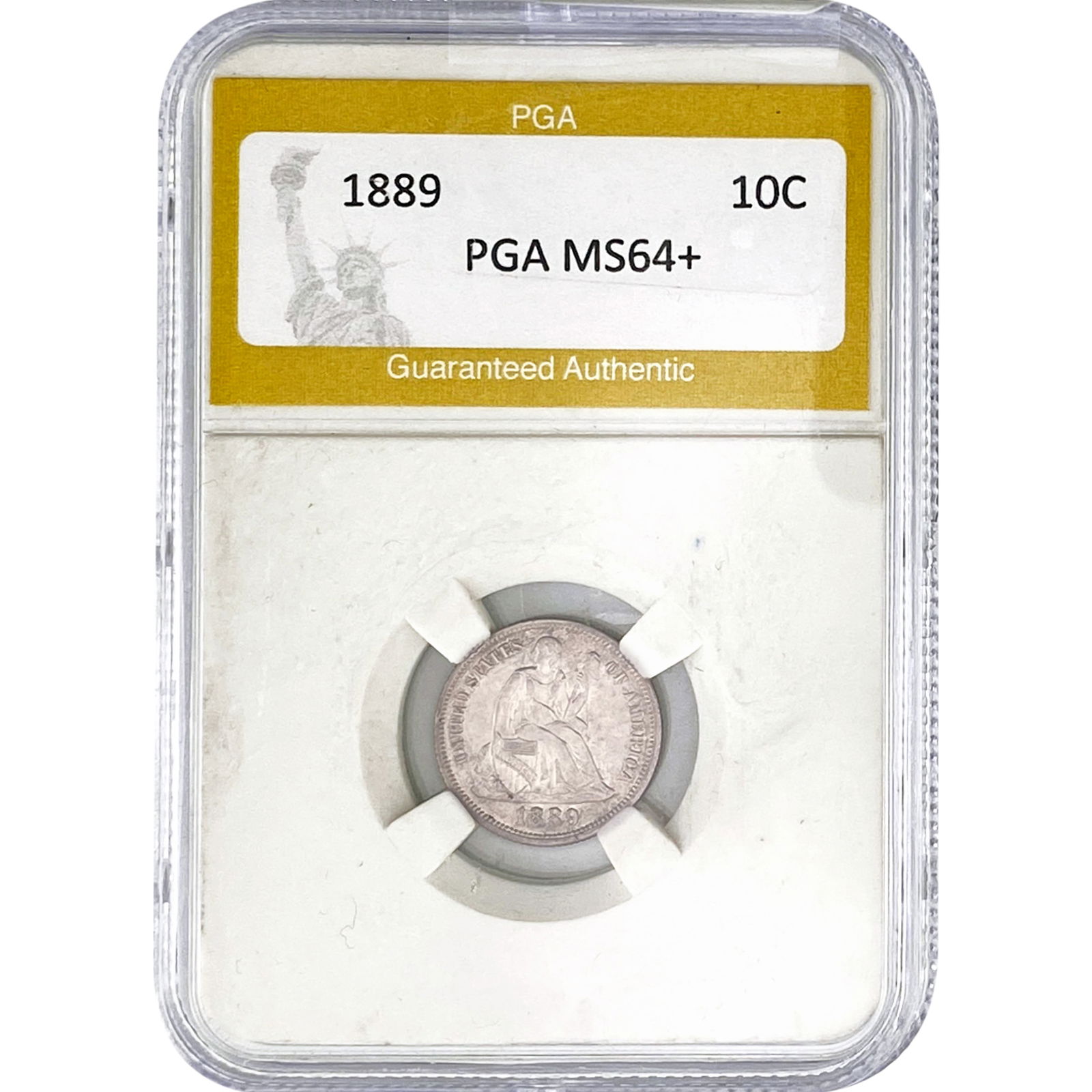 1889 Seated Liberty Dime PGA MS64+ (1 of 2)