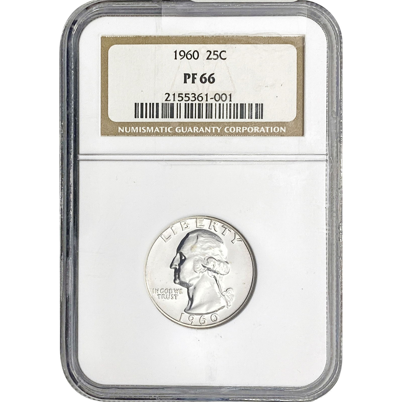 1960 Washington Silver Quarter NGC PF66 (1 of 2)