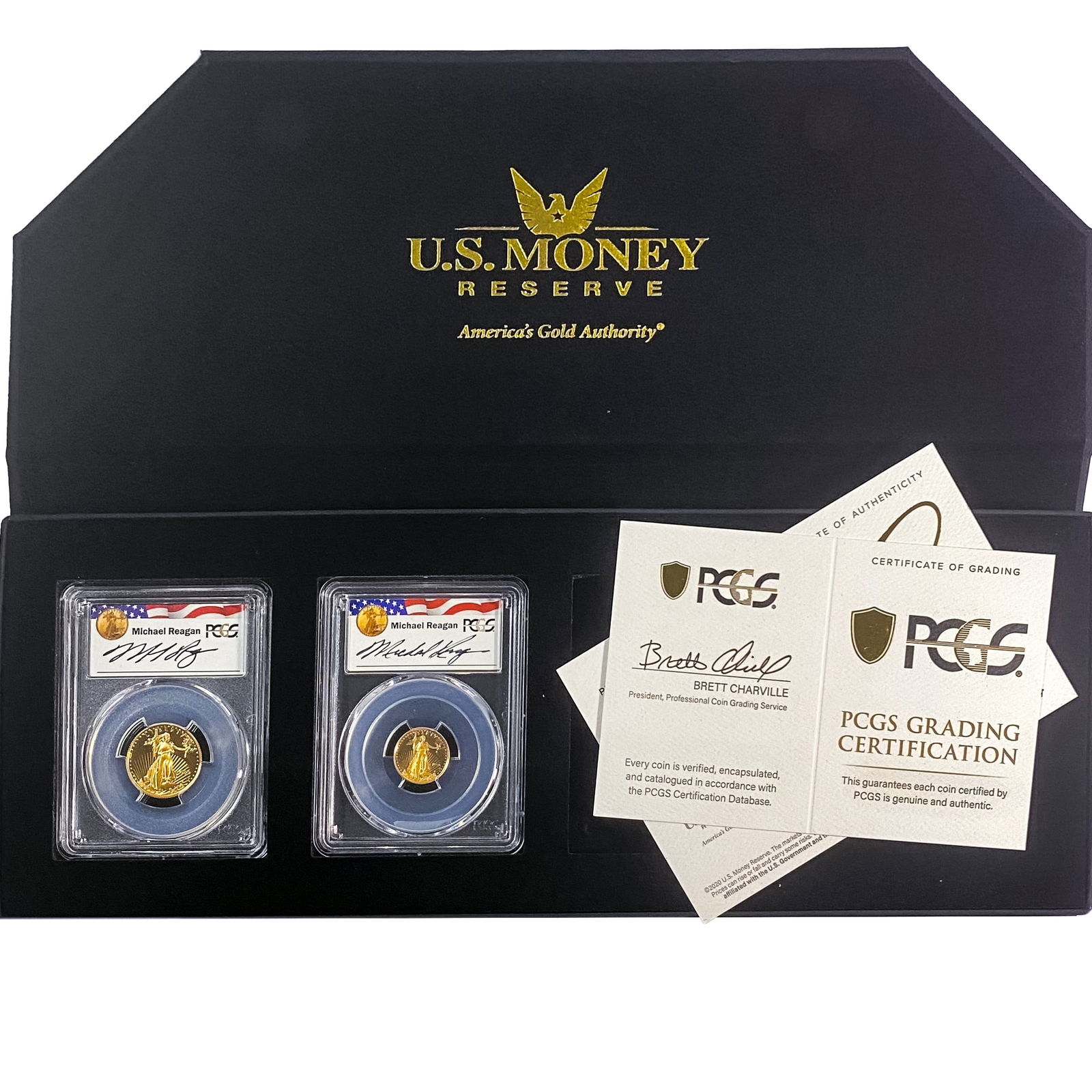 [2]1993-1996 U.S. Gold Eagle $5-$10 w/Box PCGS PR69 DCAM (1 of 6)