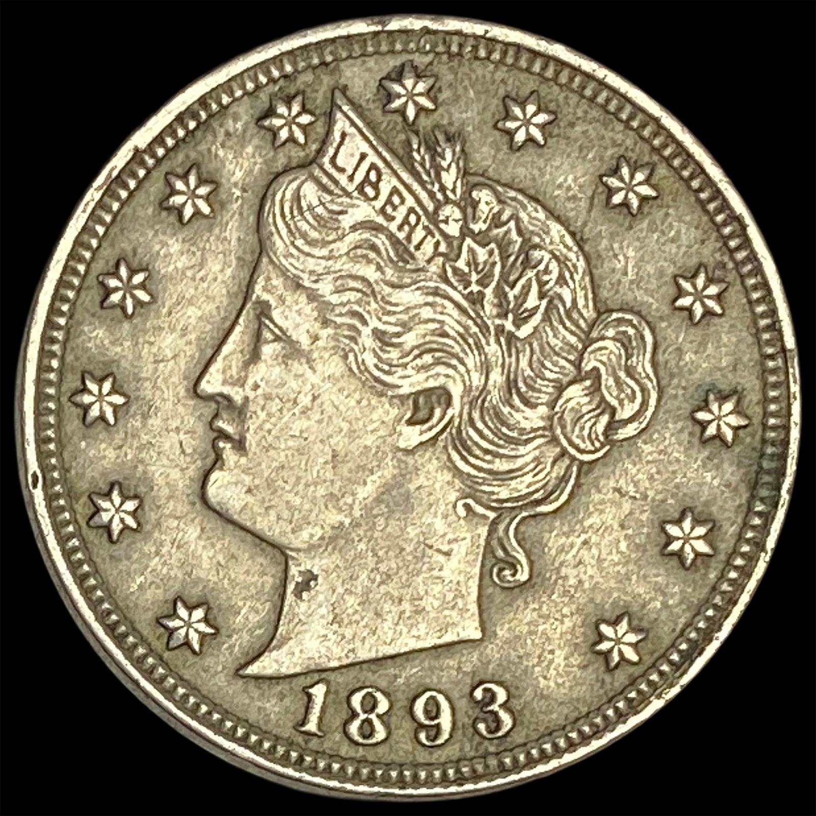1893 Liberty Head Nickel NEARLY UNCIRCULATED (1 of 2)