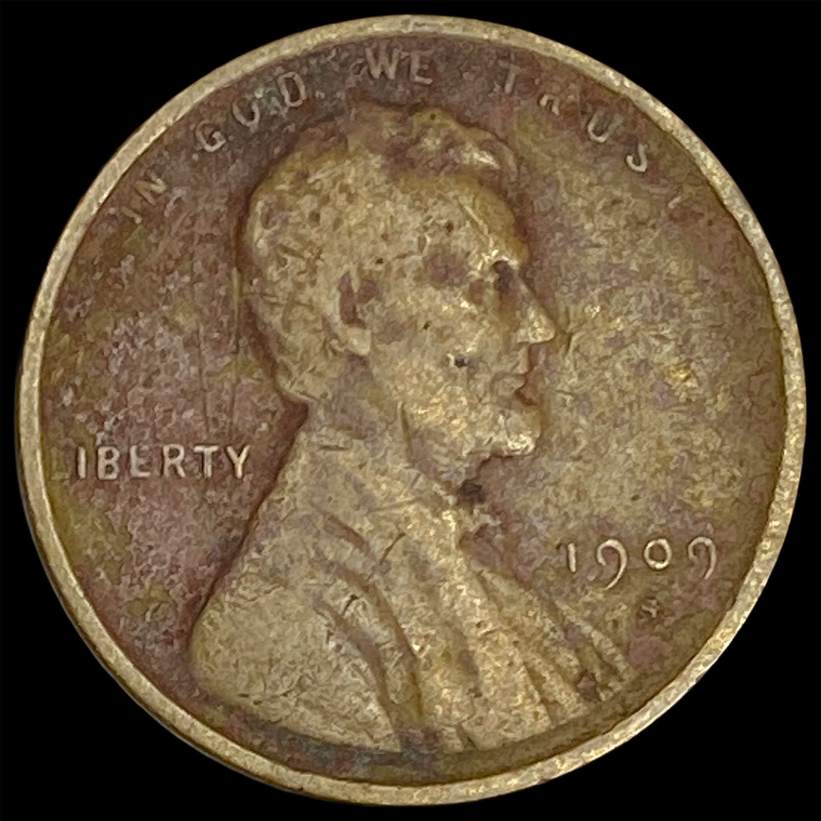 1909-S Lincoln Wheat Cent NICELY CIRCULATED (1 of 2)