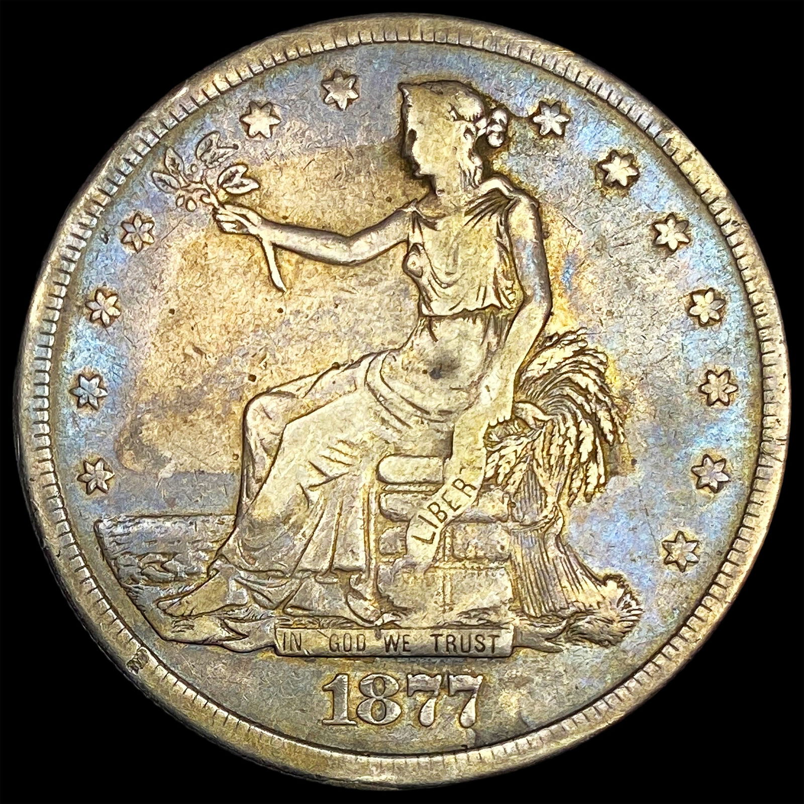 1877-S Silver Trade Dollar LIGHTLY CIRCULATED (1 of 2)