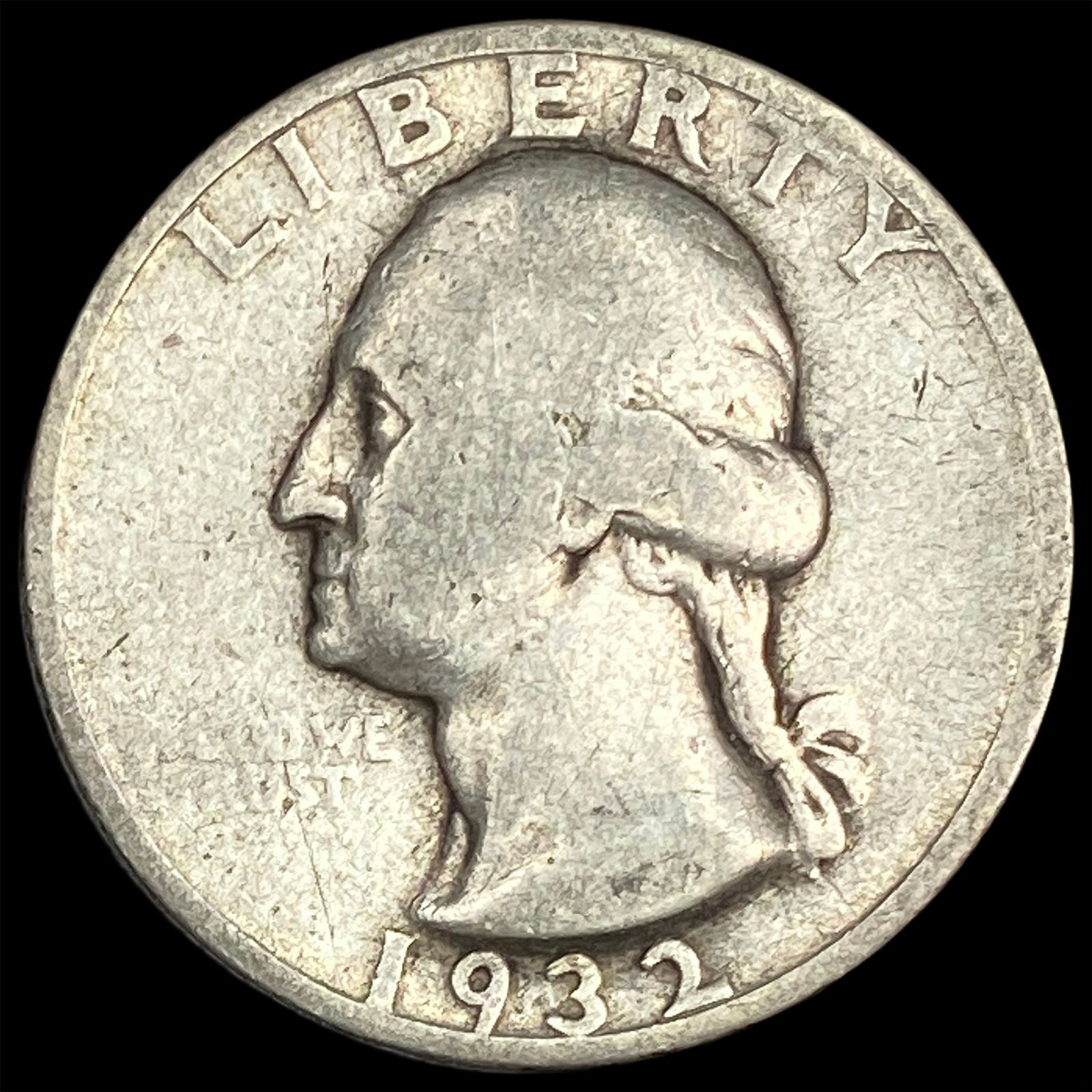 1932-D Silver Washington Quarter NICELY CIRCULATED (1 of 2)