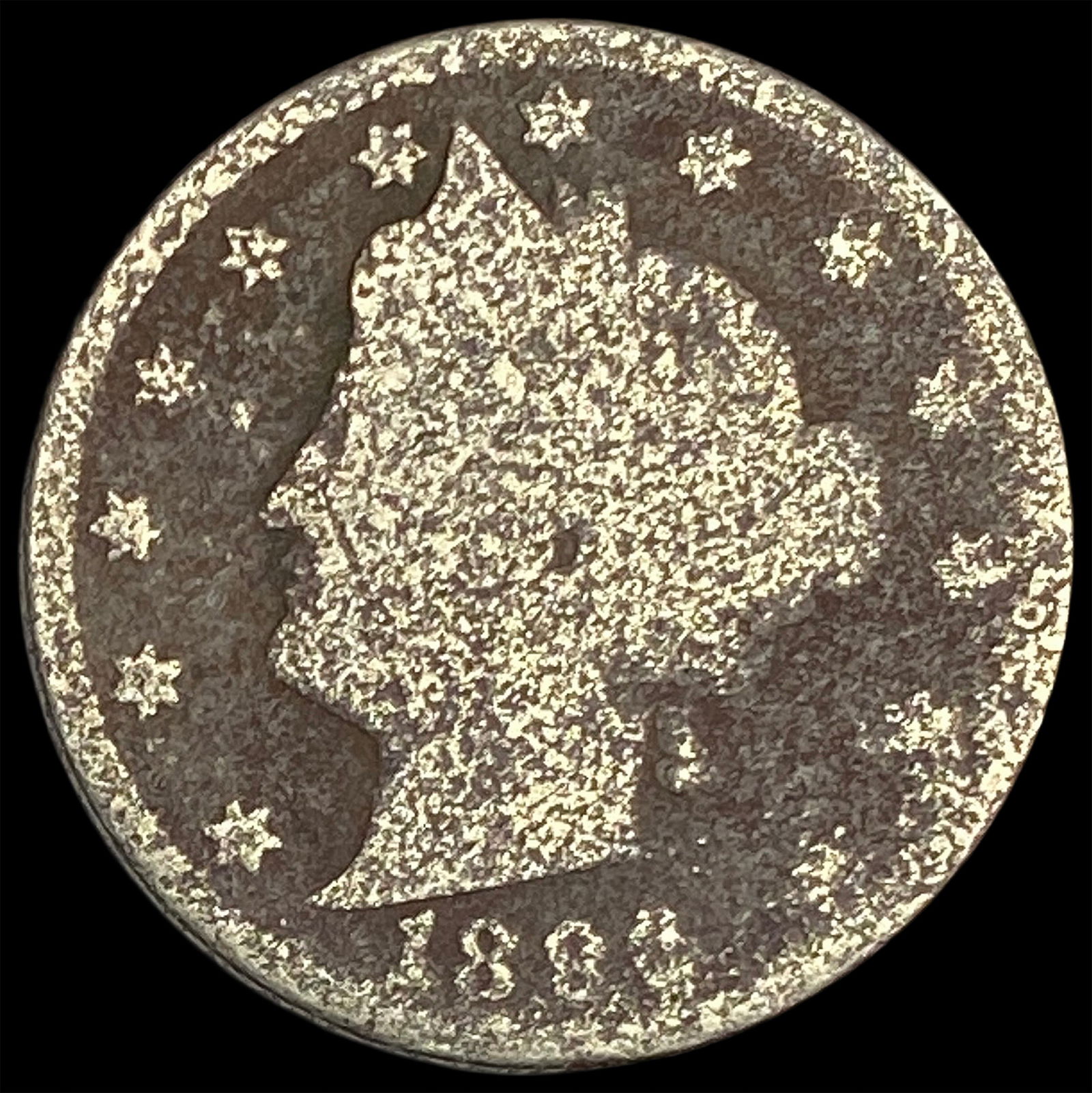 1886 Liberty Head Nickel HIGH GRADE (1 of 2)