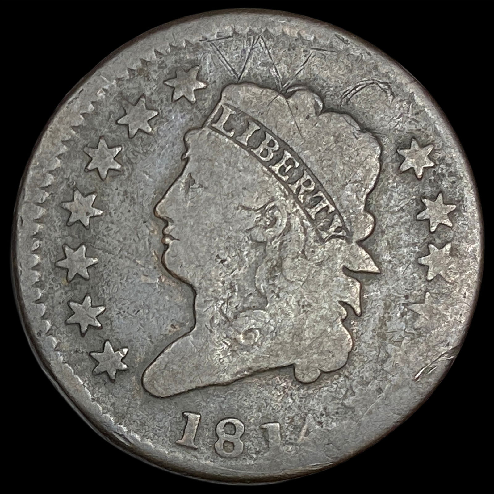 1814 Classic Head Large Cent NICELY CIRCULATED (1 of 2)