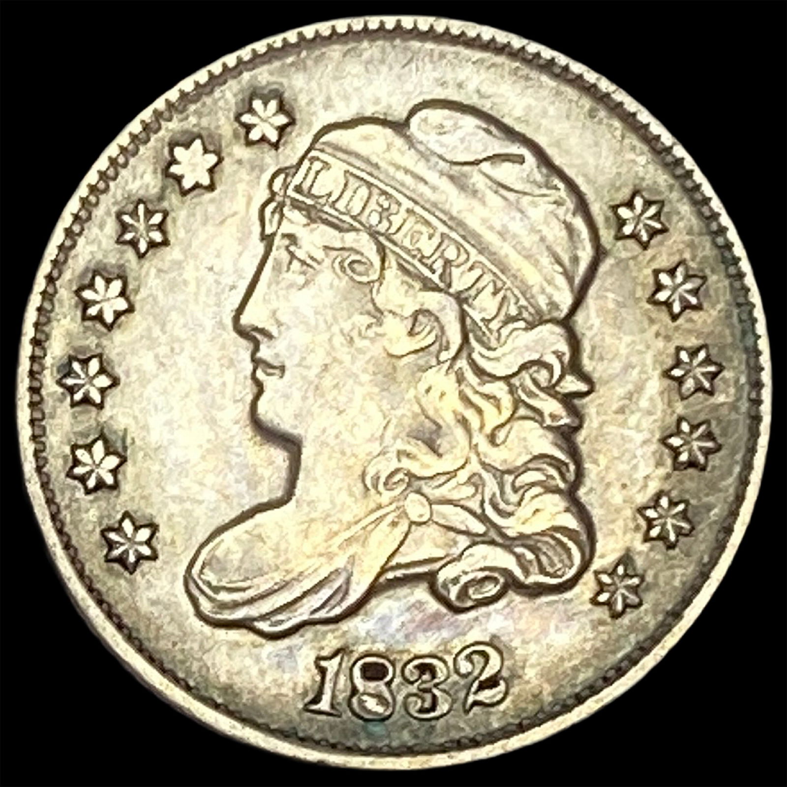 1832 Silver 5C Capped Bust Half Dime CLOSELY UNCIRCULATED (1 of 2)