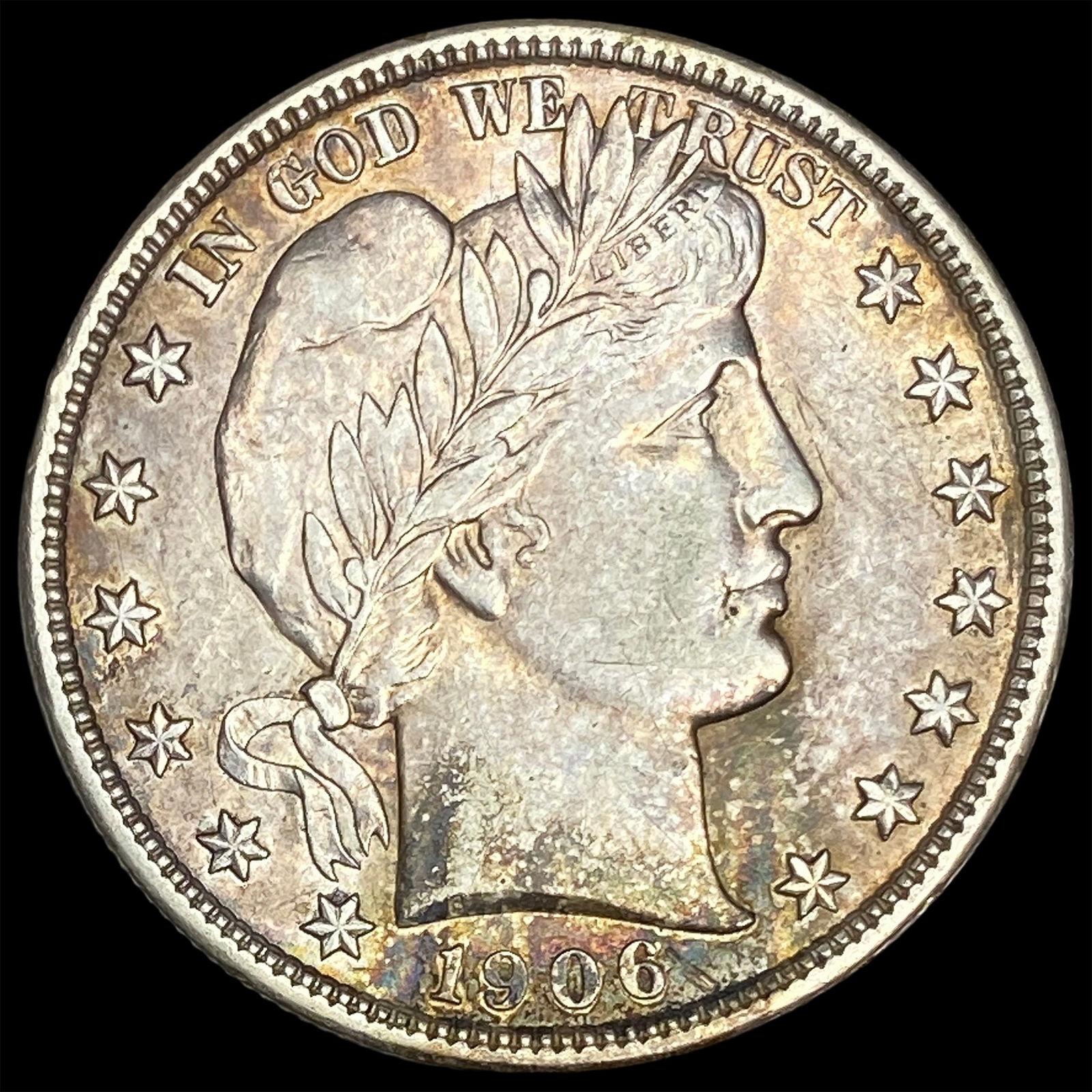 1906-D Silver Barber Half Dollar CLOSELY UNCIRCULATED (1 of 2)