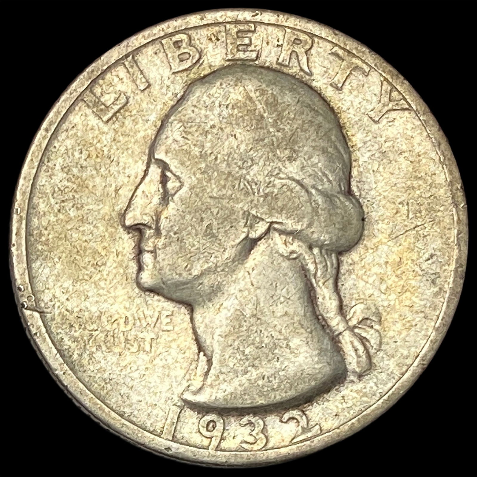 1932-S Silver Washington Quarter NICELY CIRCULATED (1 of 2)