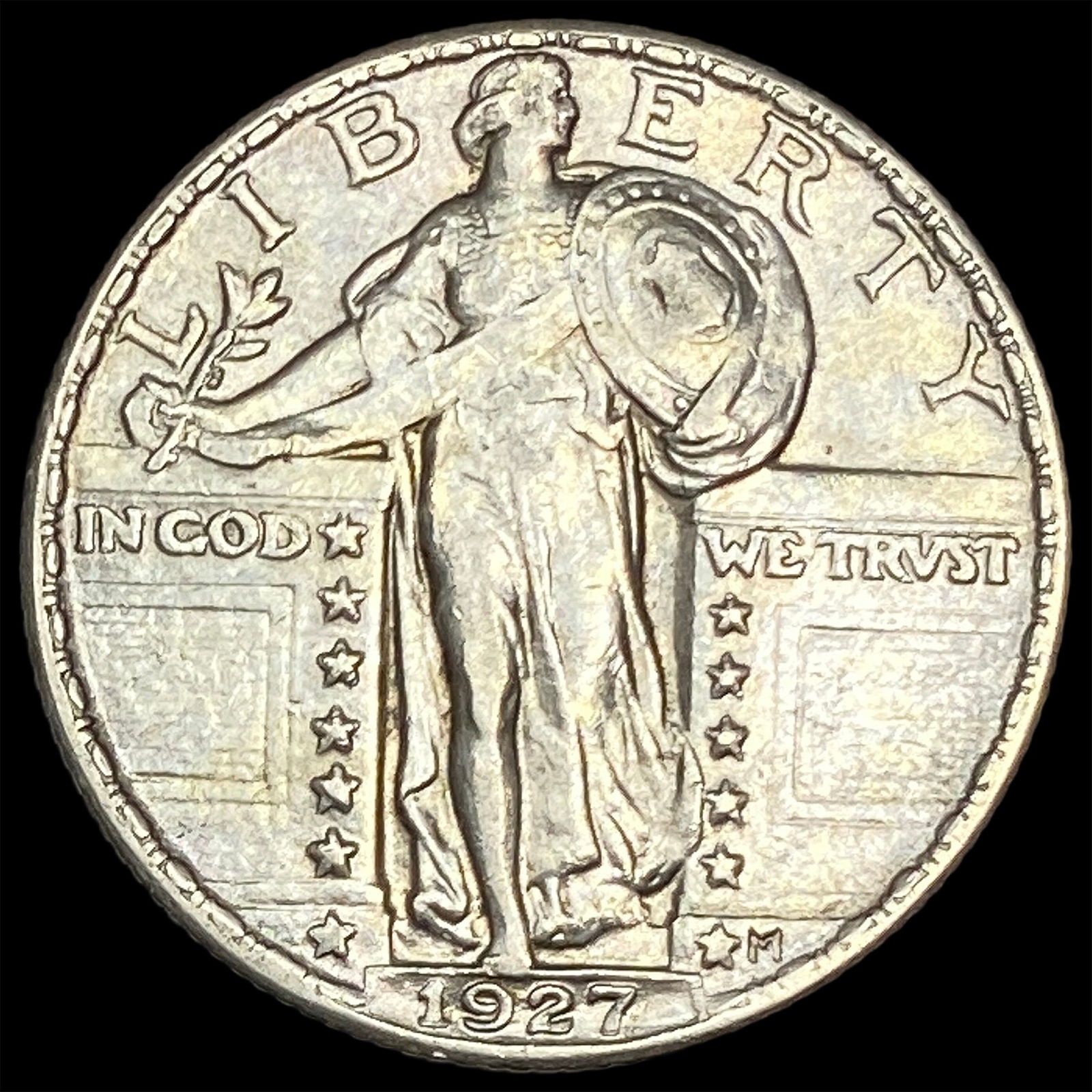 1927 Standing Liberty Silver Quarter CLOSELY UNCIRCULATED (1 of 2)
