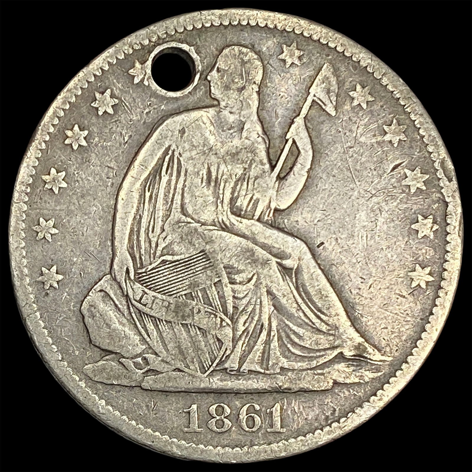 1861-O Silver Half Dollar HIGH GRADE (1 of 2)