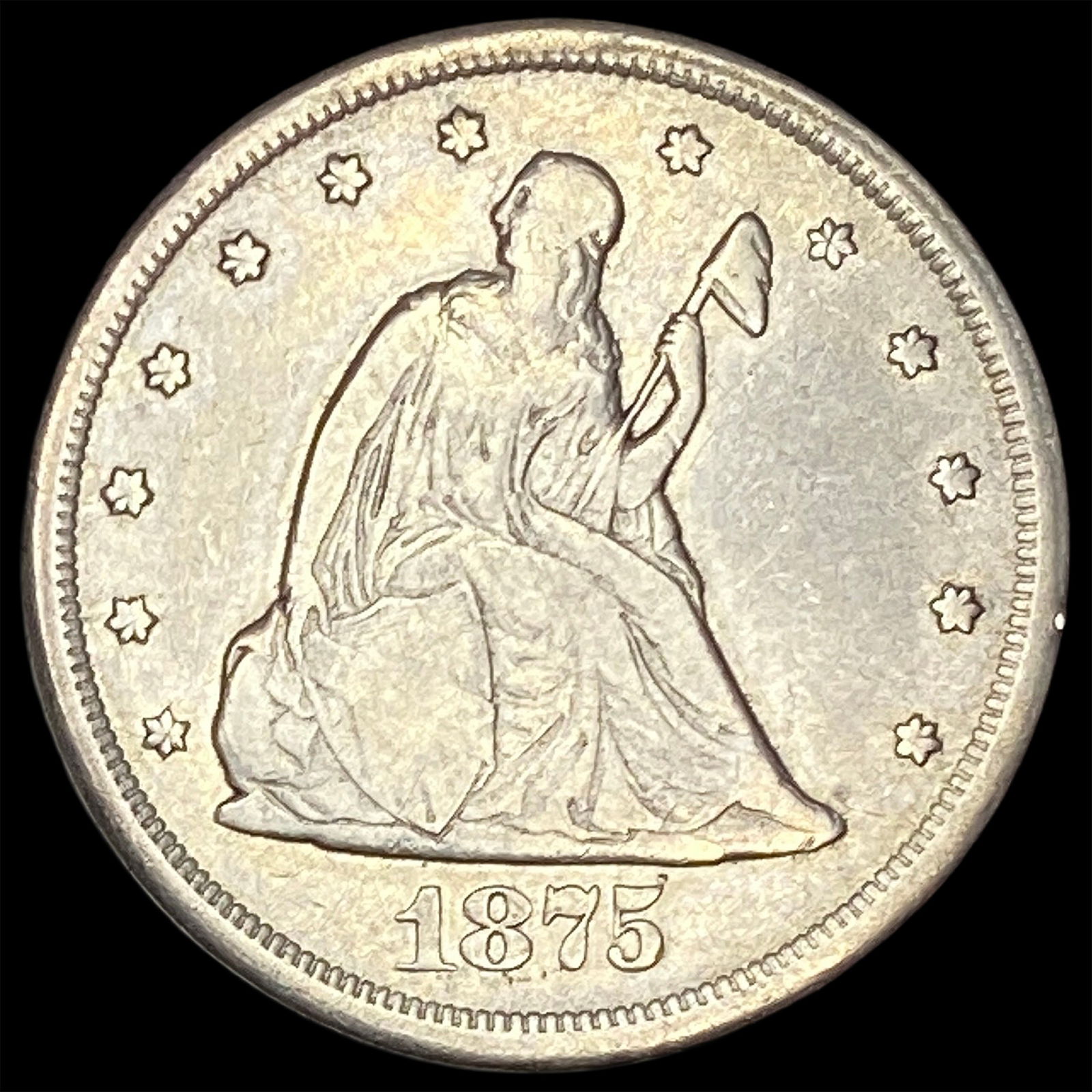 1875-S Silver Twenty Cents LIGHTLY CIRCULATED (1 of 2)