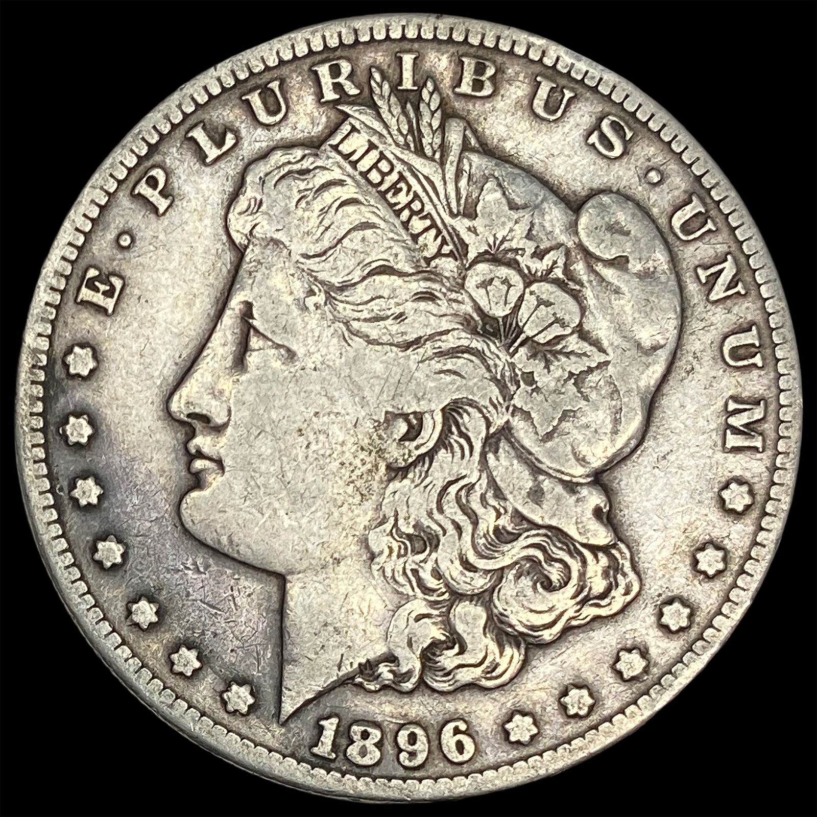 1896-S Silver Morgan Dollar ABOUT UNCIRCULATED (1 of 2)