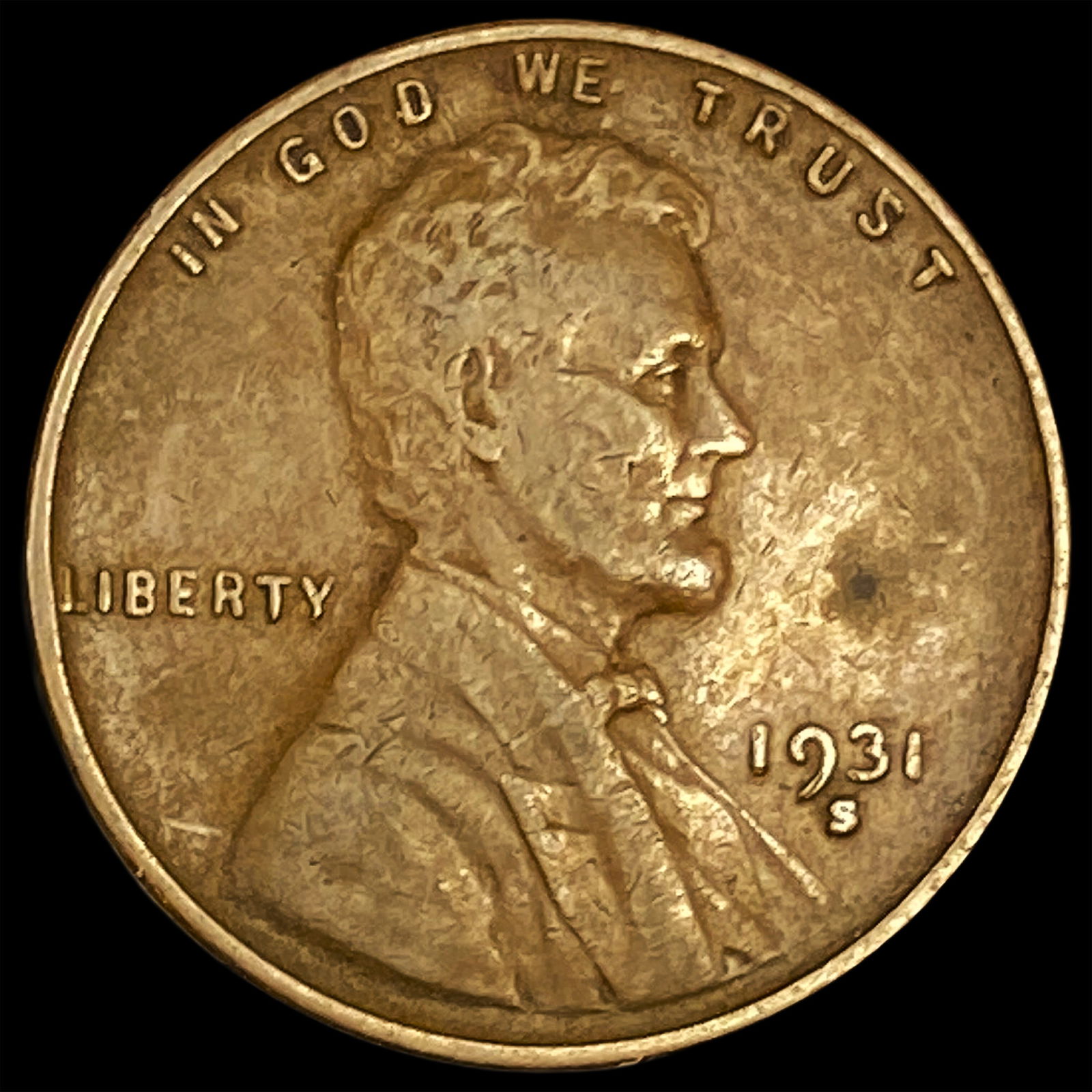 1931-S Lincoln Wheat Cent NEARLY UNCIRCULATED (1 of 2)