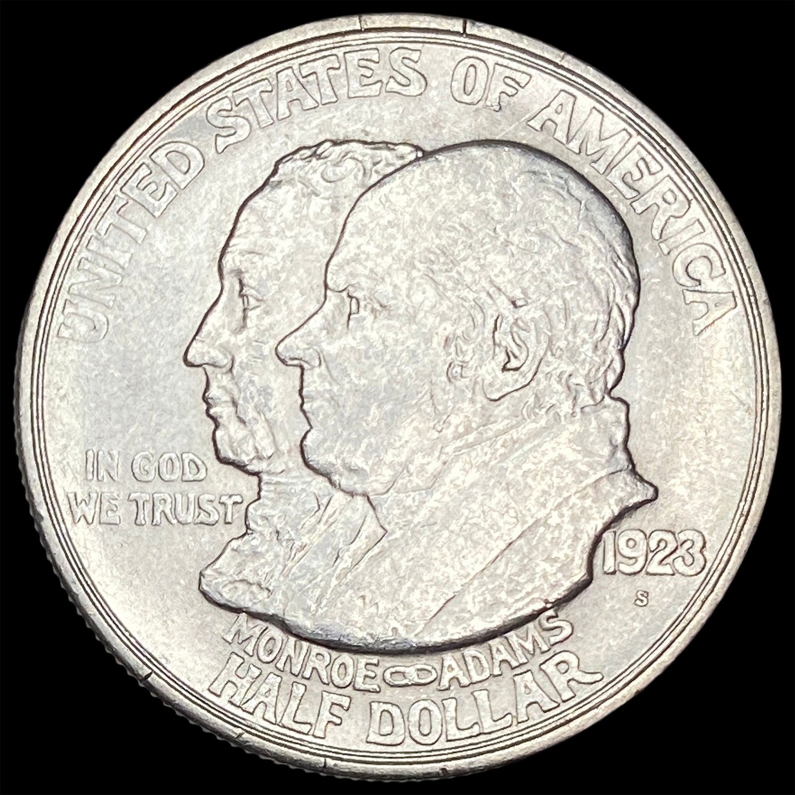 1923-S Silver Half Dollar Monroe Doctrine UNCIRCULATED (1 of 2)