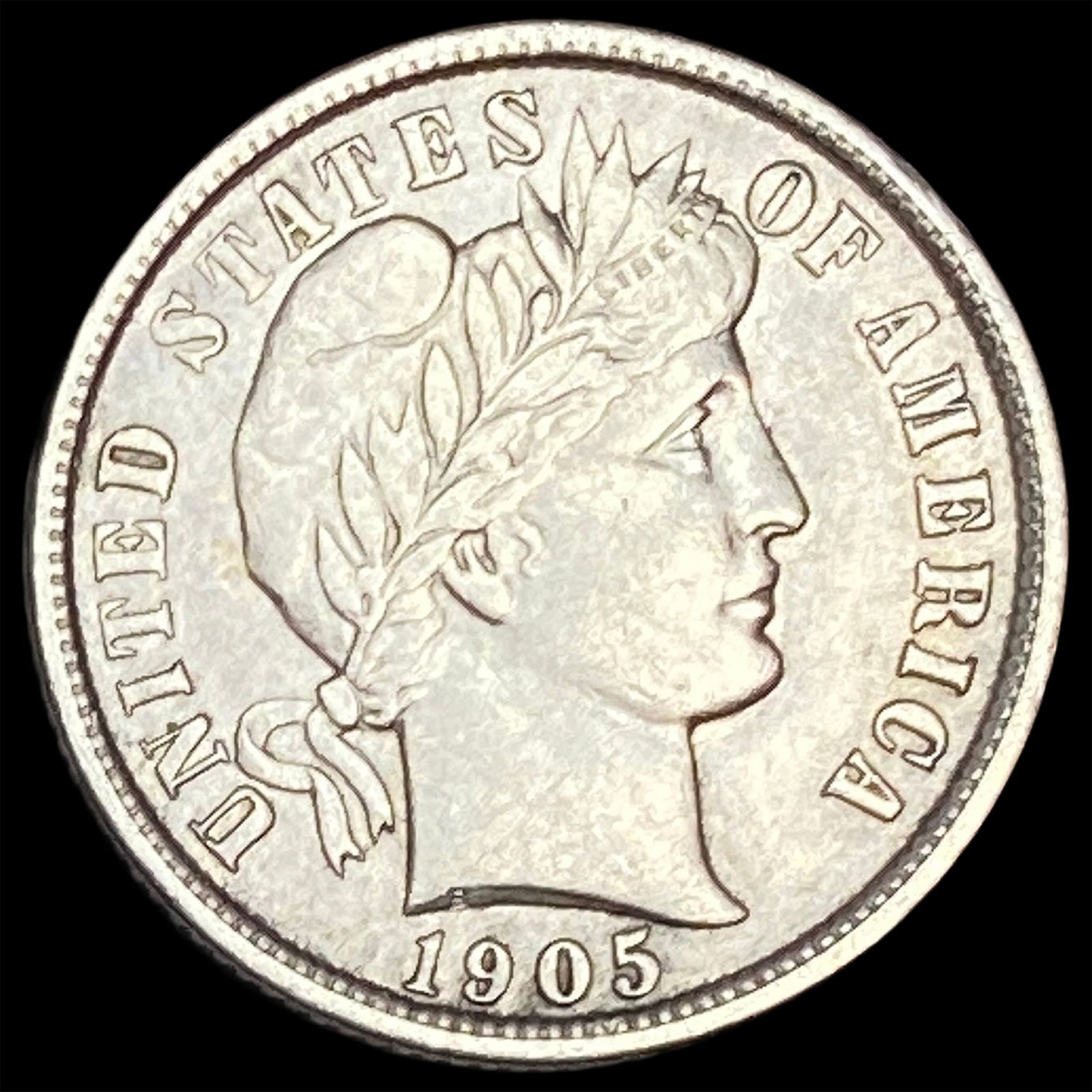 1905 Barber Dime CLOSELY UNCIRCULATED (1 of 2)