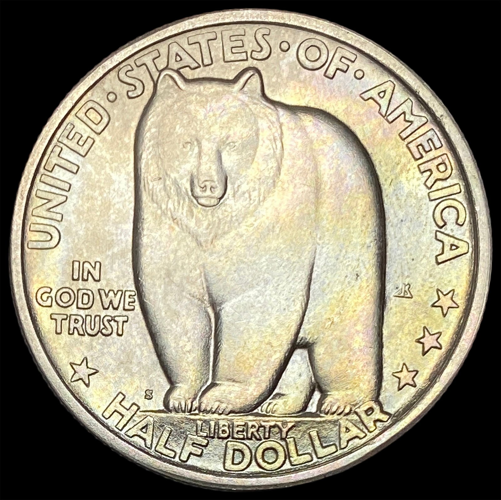 1936-S Silver Bay Bridge Half Dollar GEM BU (1 of 2)