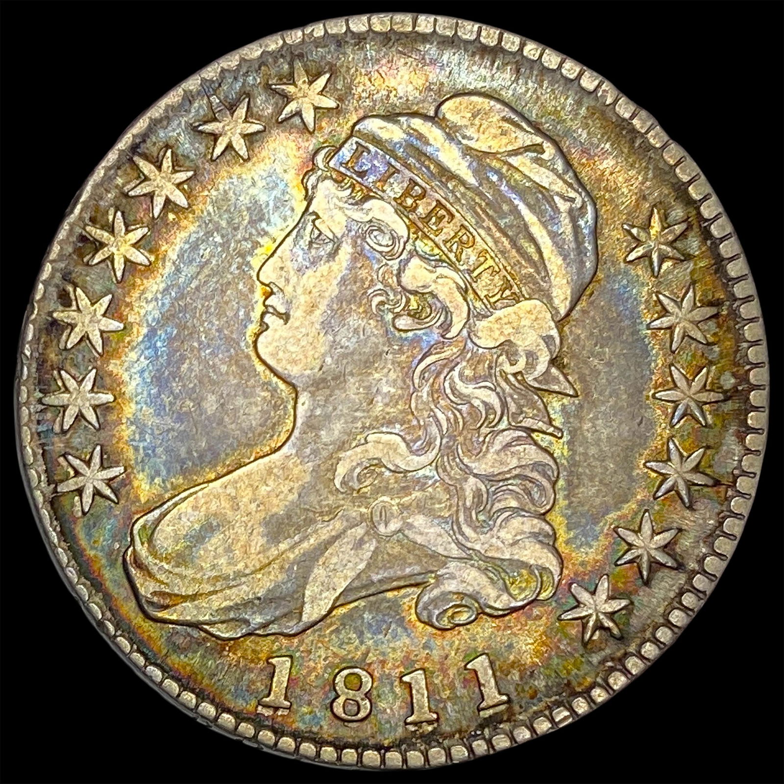 1811 Capped Bust Half Dollar LIGHTLY CIRCULATED (1 of 2)