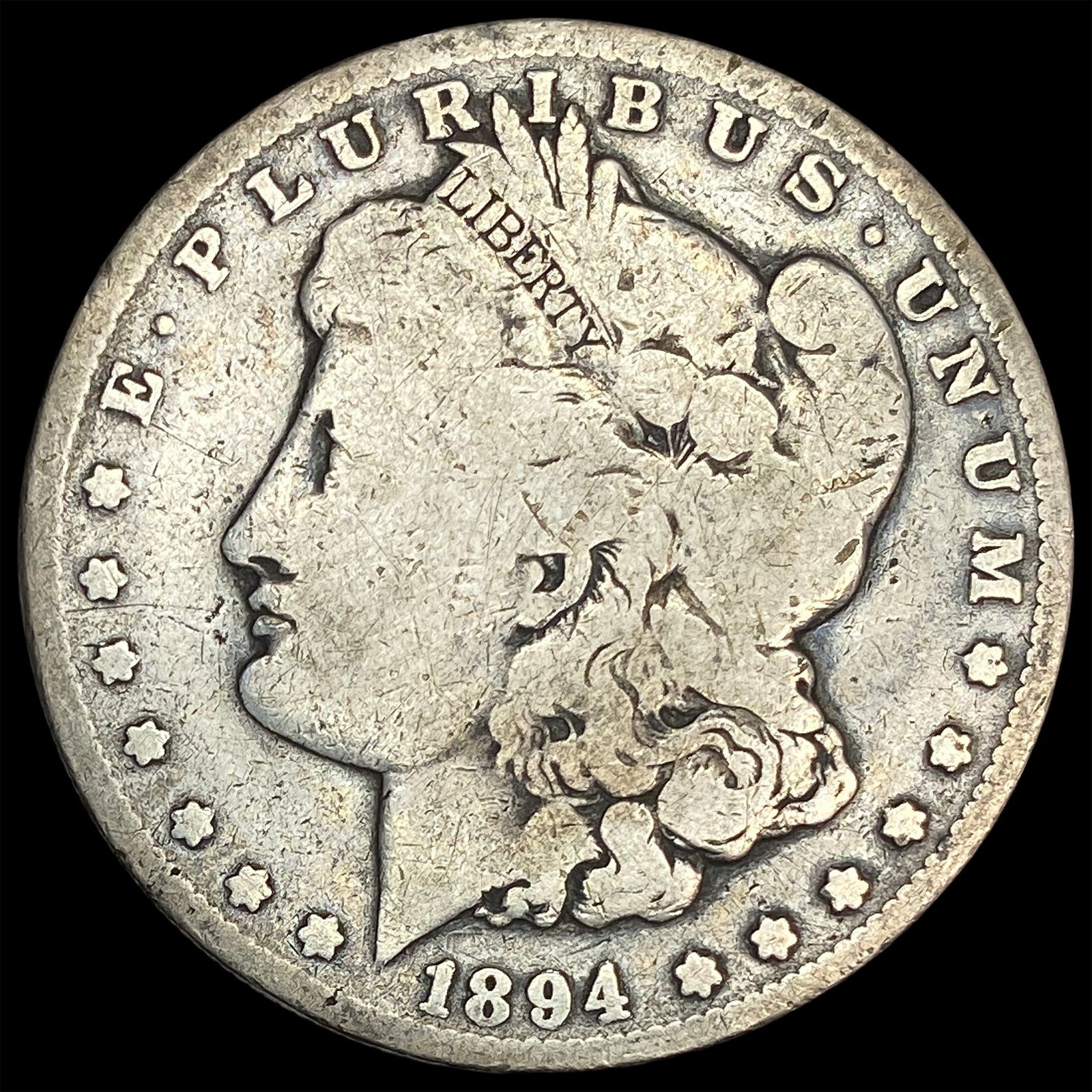1894-O Silver Morgan Dollar NICELY CIRCULATED (1 of 2)