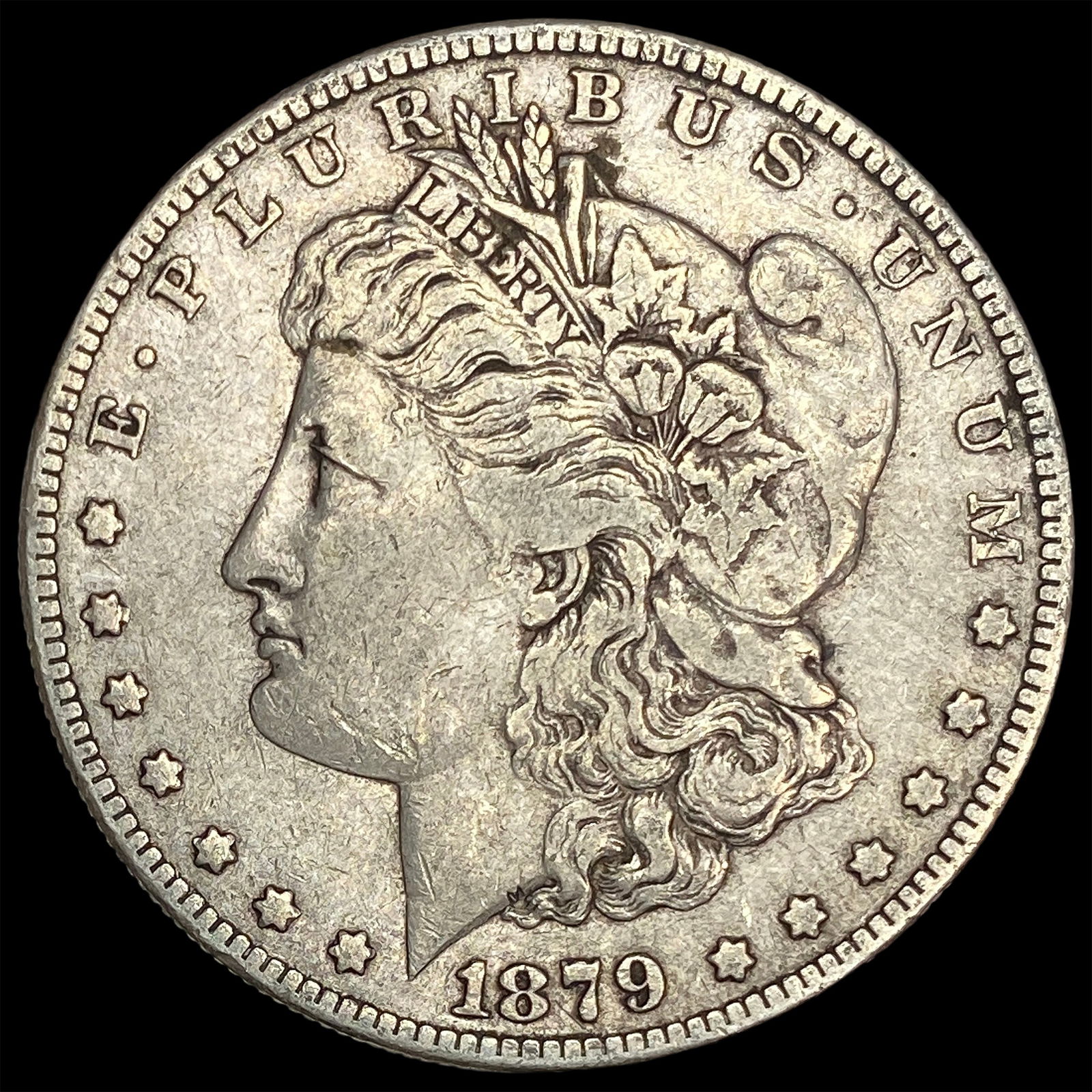 1879-S Rev 78 Silver Morgan Dollar NEARLY UNCIRCULATED (1 of 2)