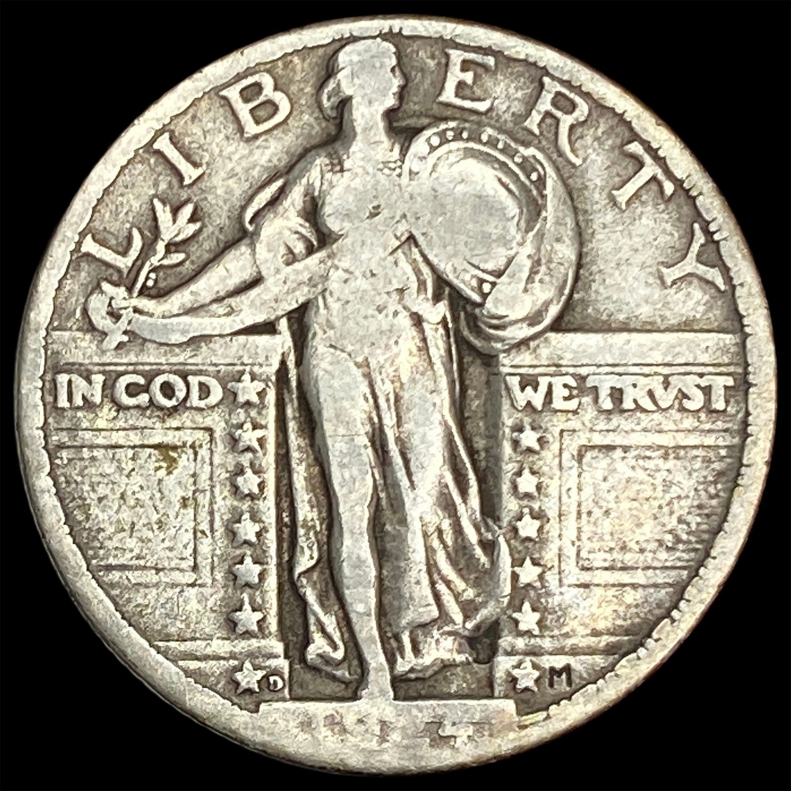 1917-D Silver Standing Liberty Quarter HIGH GRADE (1 of 2)
