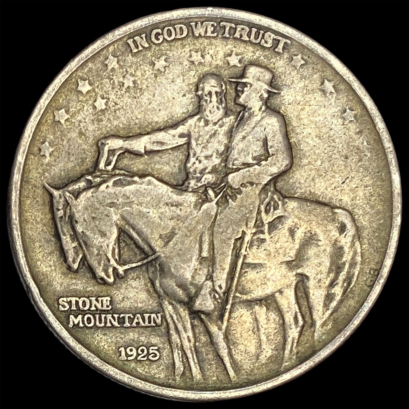 1925 Silver Stone Mountain Half Dollar HIGH GRADE (1 of 2)