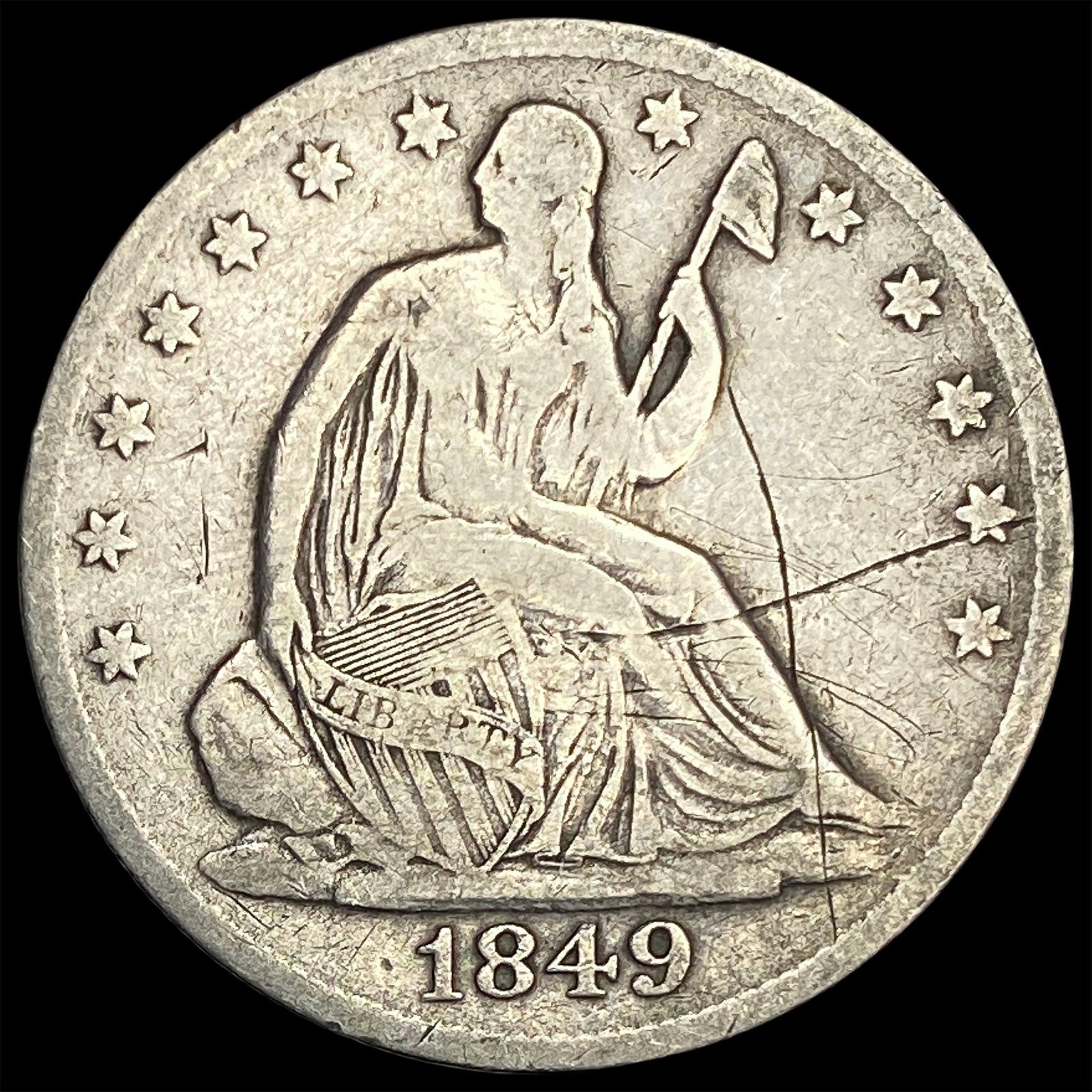 1849-O Seated Liberty Half Dollar NEARLY UNCIRCULATED (1 of 2)