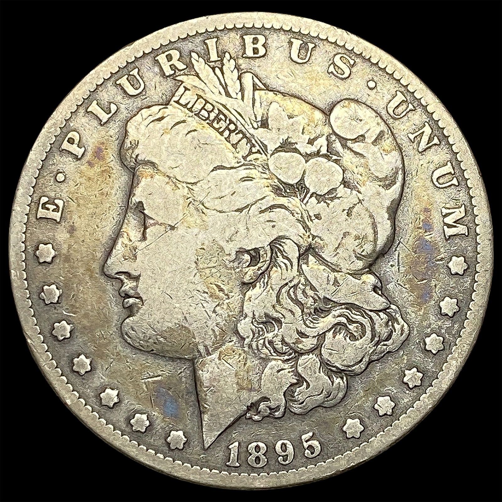 1895-O Silver Morgan Dollar LIGHTLY CIRCULATED (1 of 2)