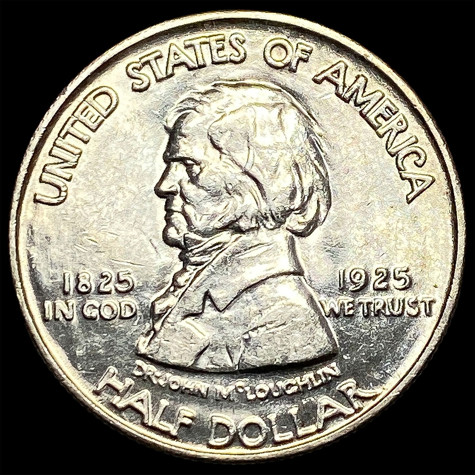 1925 Silver Fort Vancouver Half Dollar UNCIRCULATED (1 of 2)