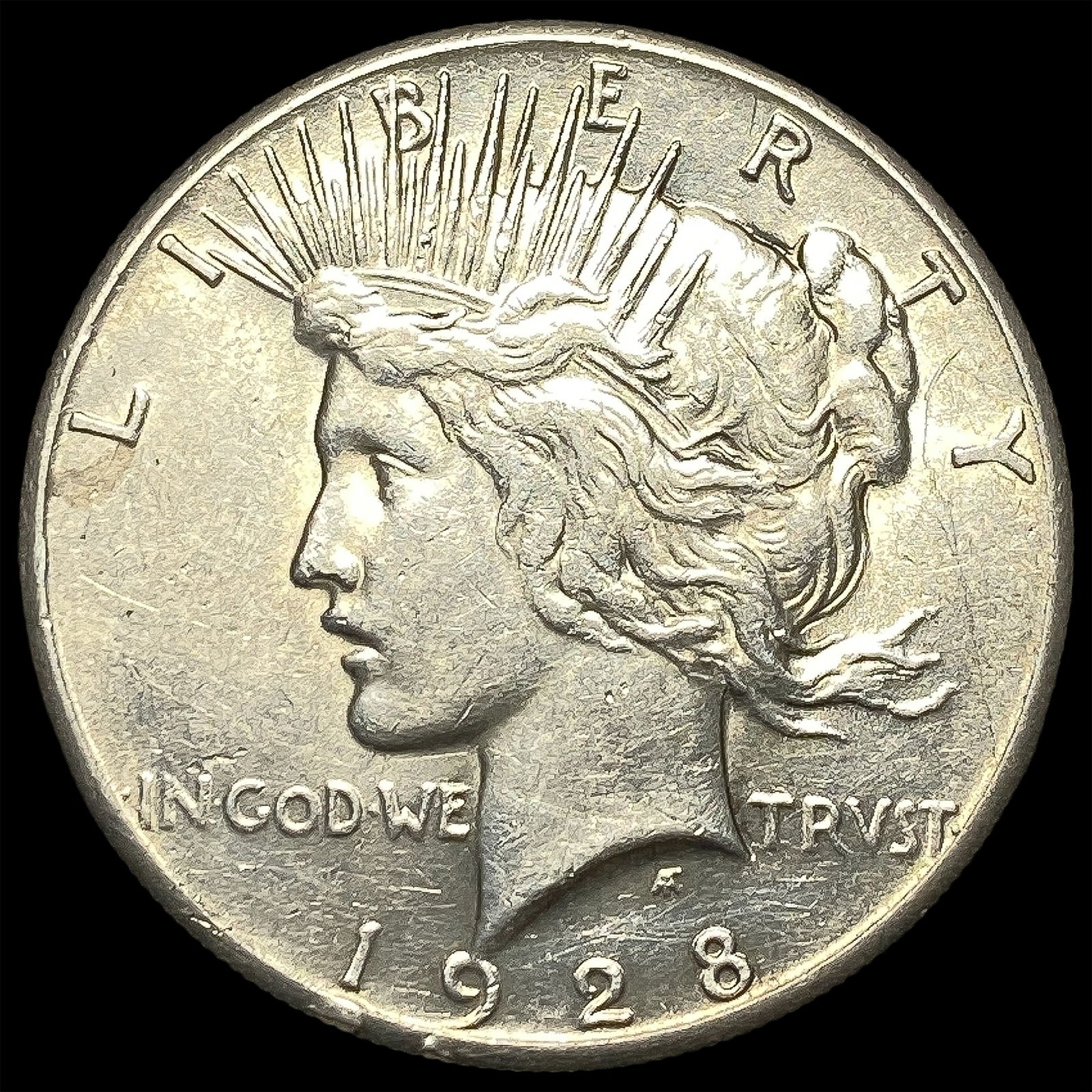1928 Peace Silver Dollar CLOSELY UNCIRCULATED (1 of 2)