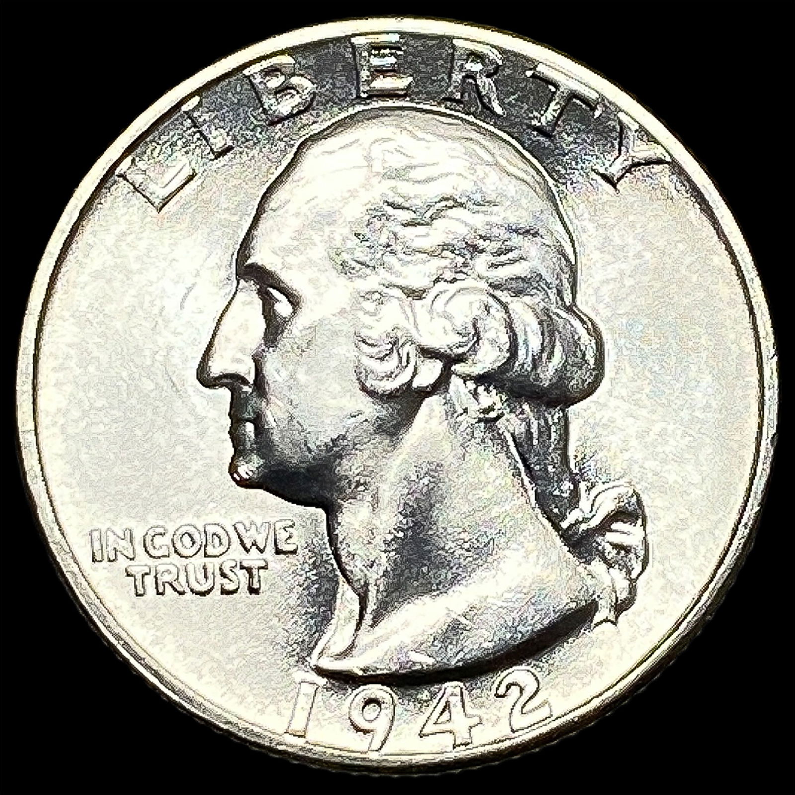 1942 Silver Washington Quarter UNCIRCULATED (1 of 2)