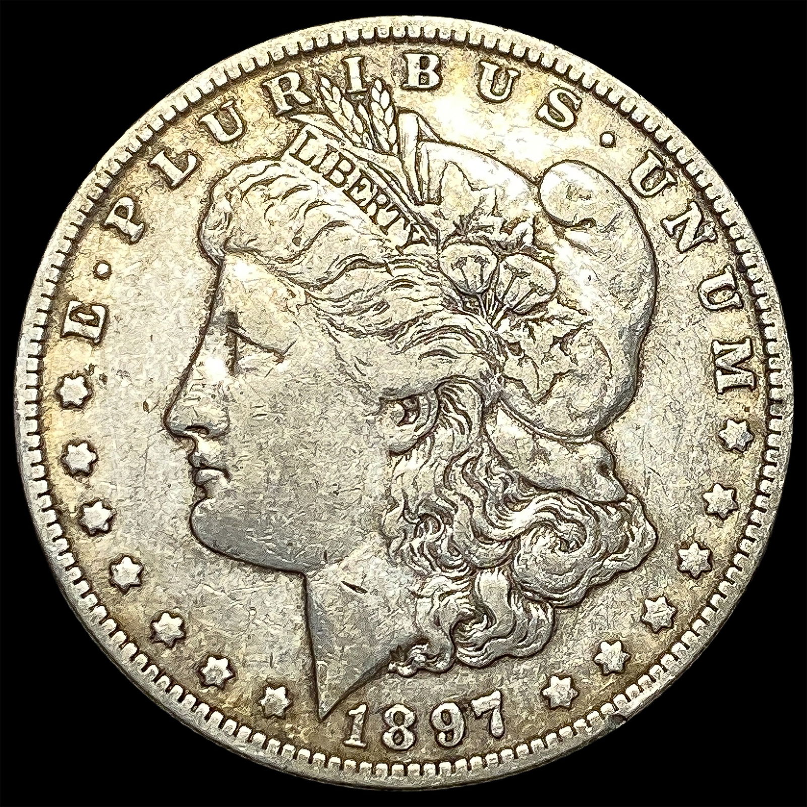 1897-O Silver Morgan Dollar NEARLY UNCIRCULATED (1 of 2)