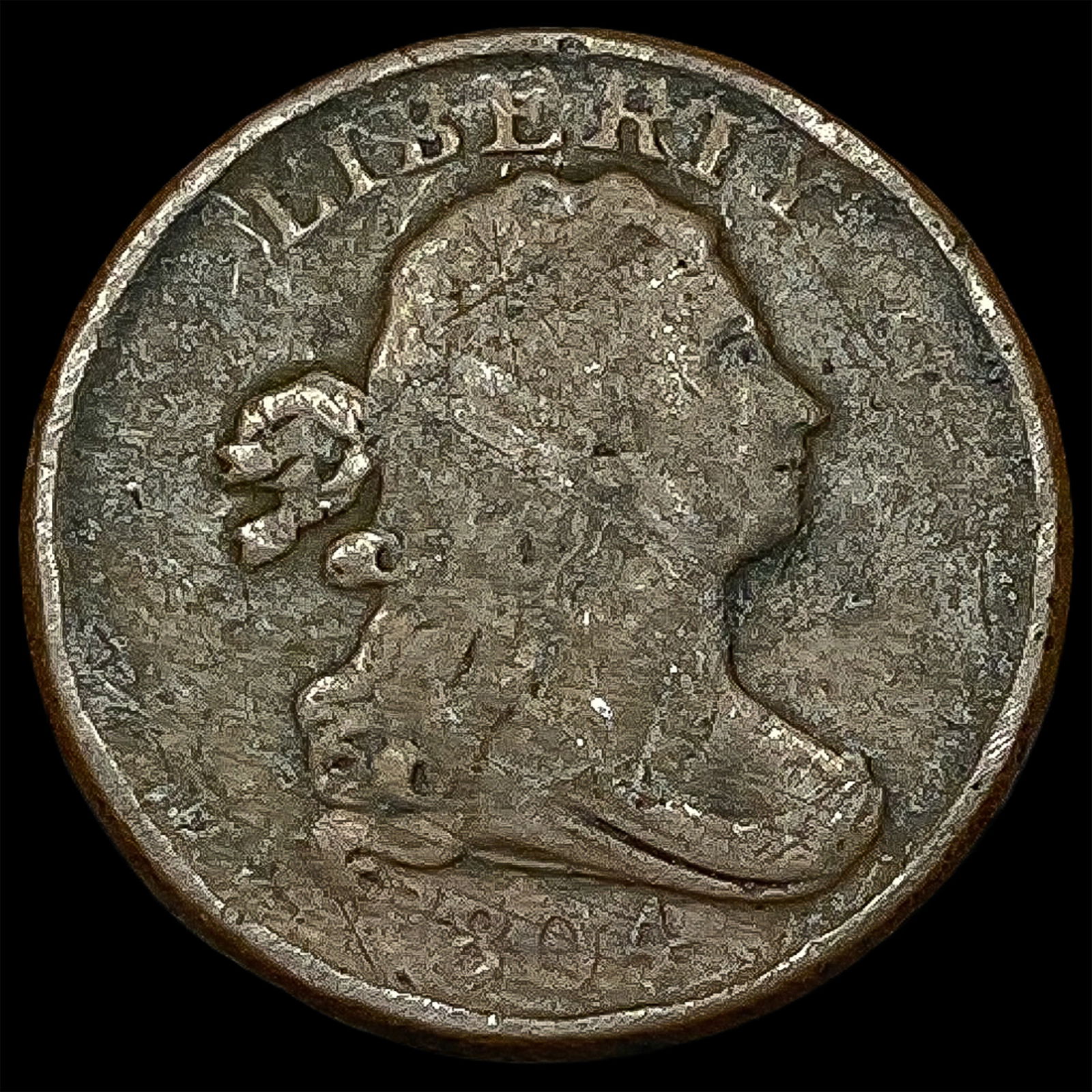 1804 Copper Half Cent HIGH GRADE (1 of 2)