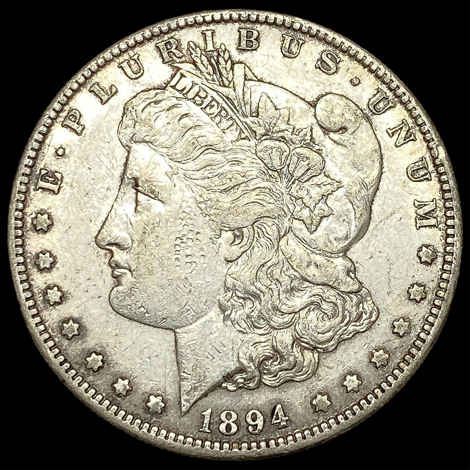 1894-S Silver Morgan Dollar NEARLY UNCIRCULATED (1 of 2)