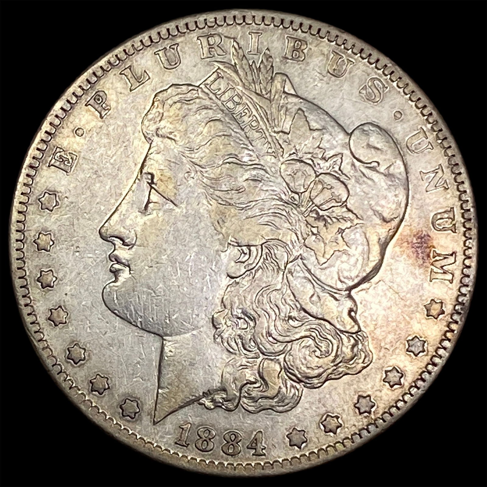 1884-S Silver Morgan Dollar NEARLY UNCIRCULATED (1 of 2)