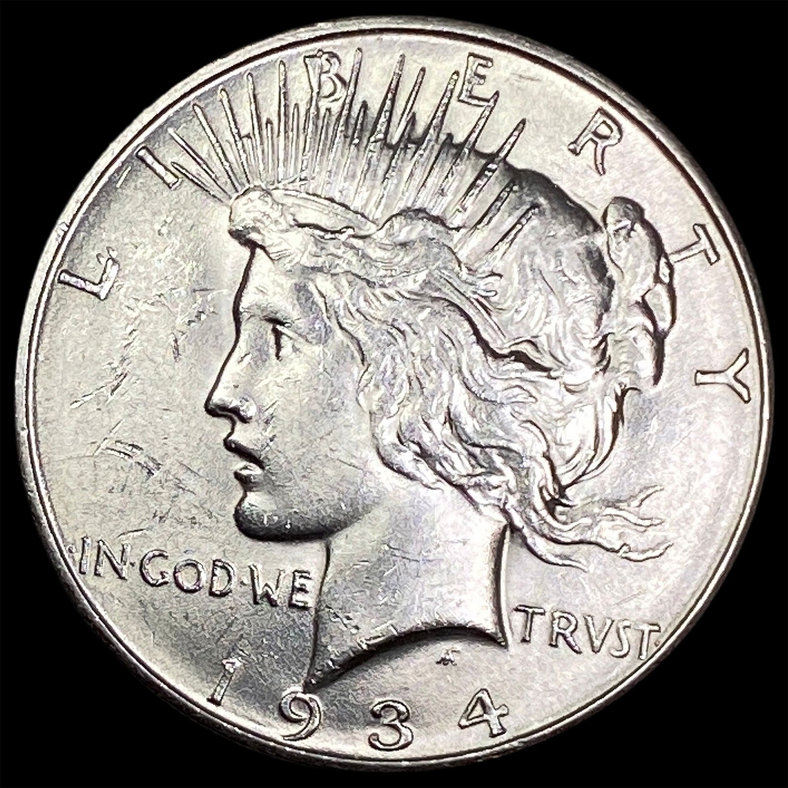 1934-D Silver Peace Dollar CLOSELY UNCIRCULATED (1 of 2)