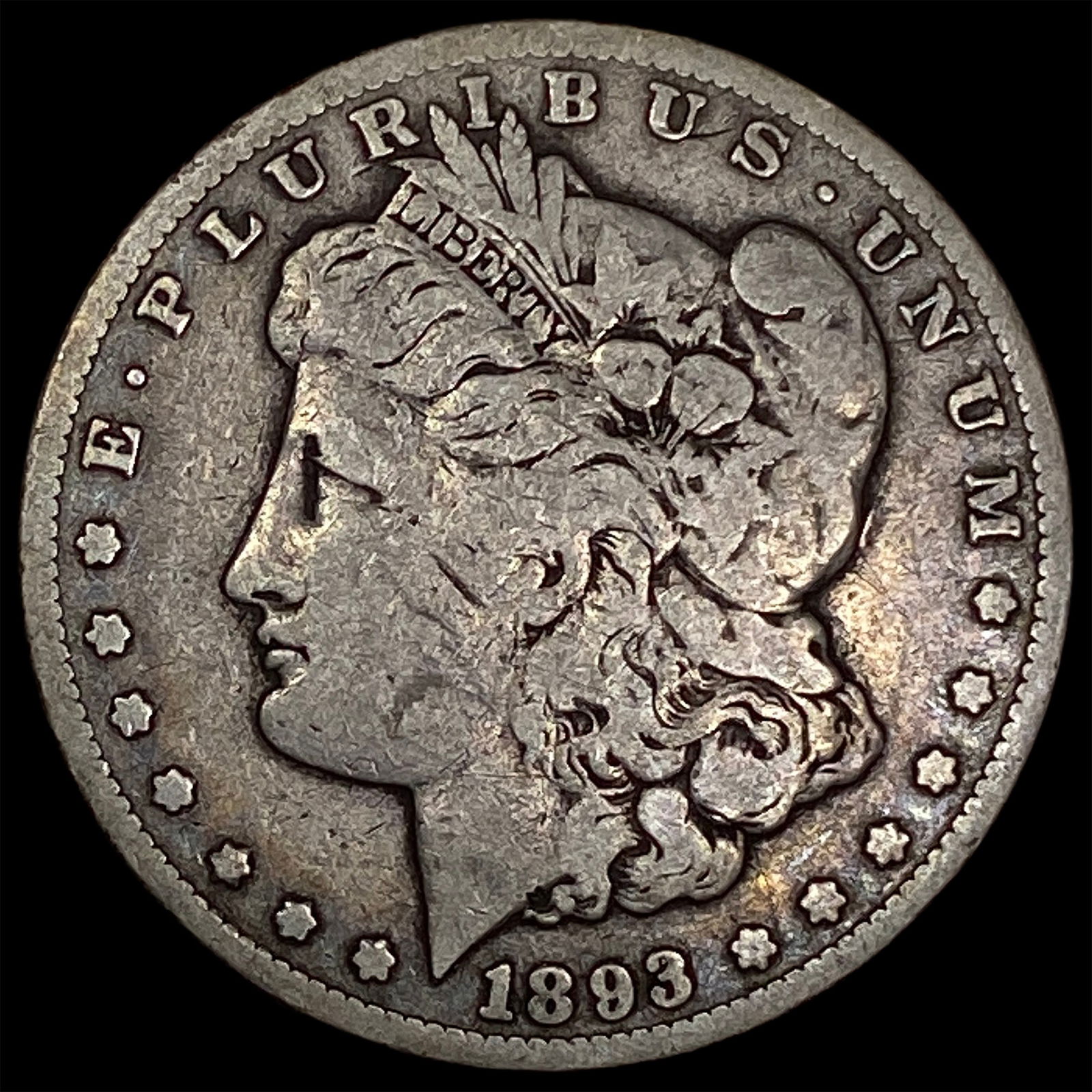 1893-CC Silver Morgan Dollar HIGH GRADE (1 of 2)