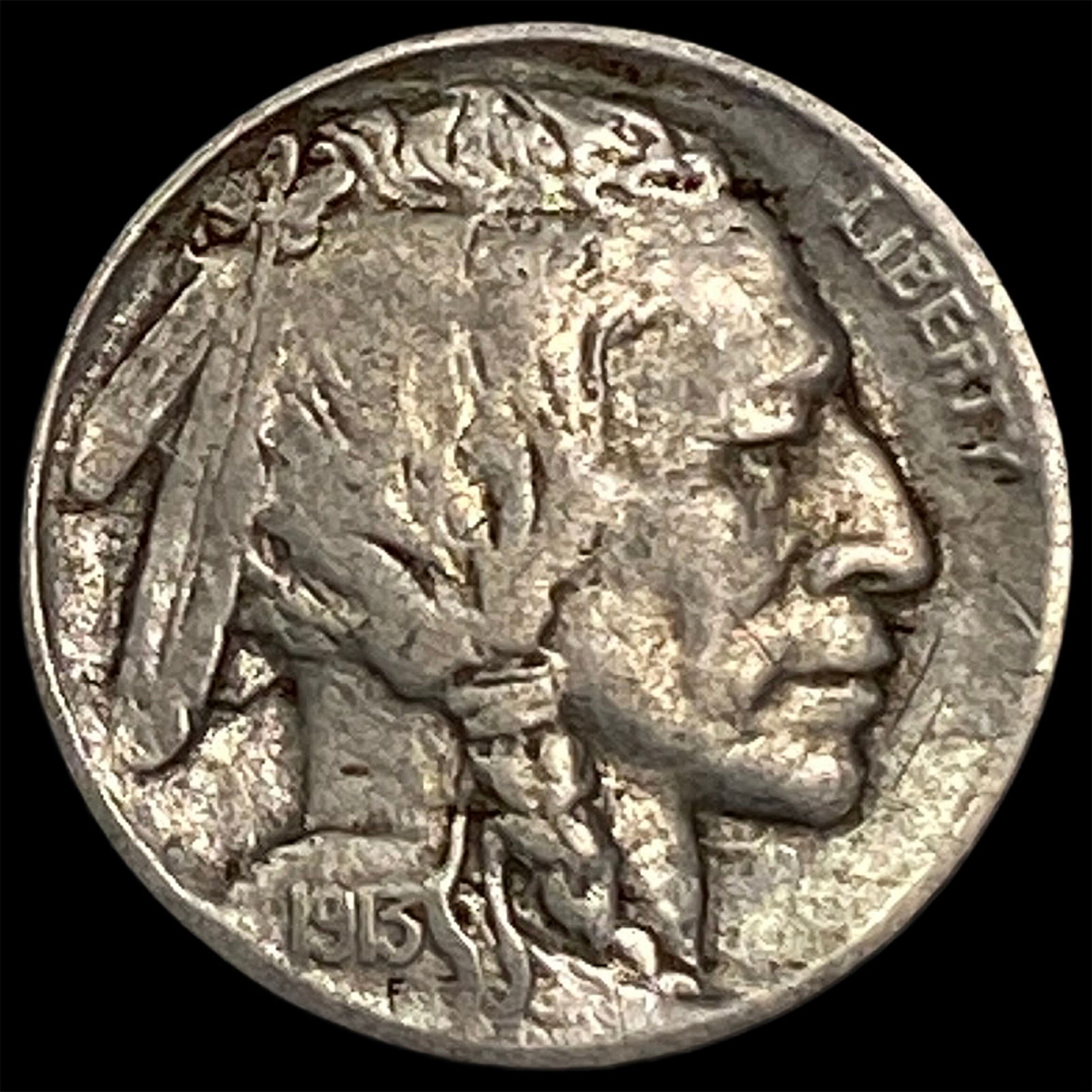 1913-S Type 1 Buffalo Nickel ABOUT UNCIRCULATED (1 of 2)