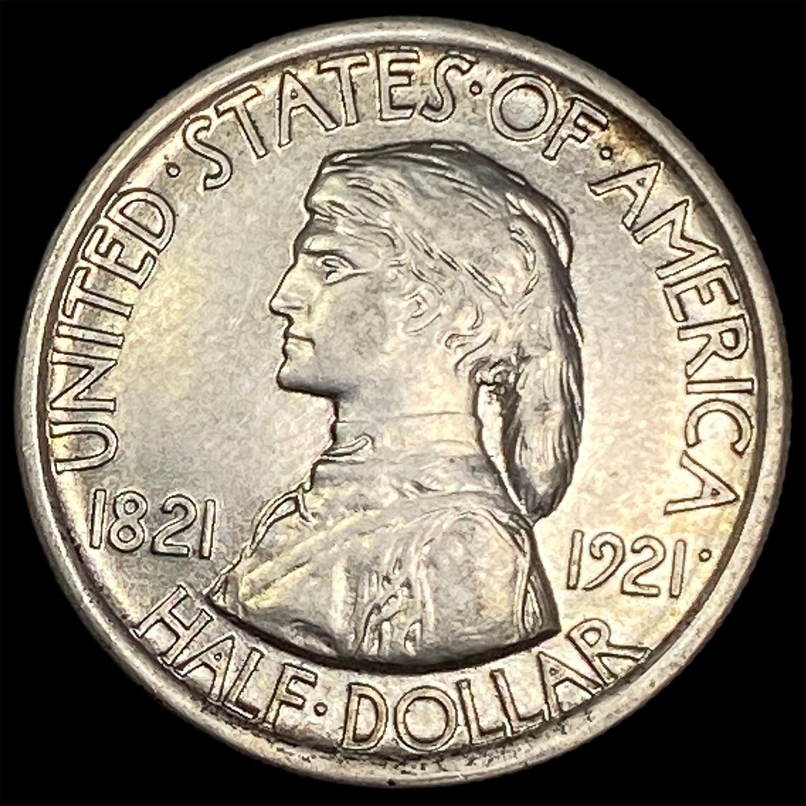 1921 Missouri Centennial Silver Half Dollar CLOSELY UNCIRCULATED (1 of 2)